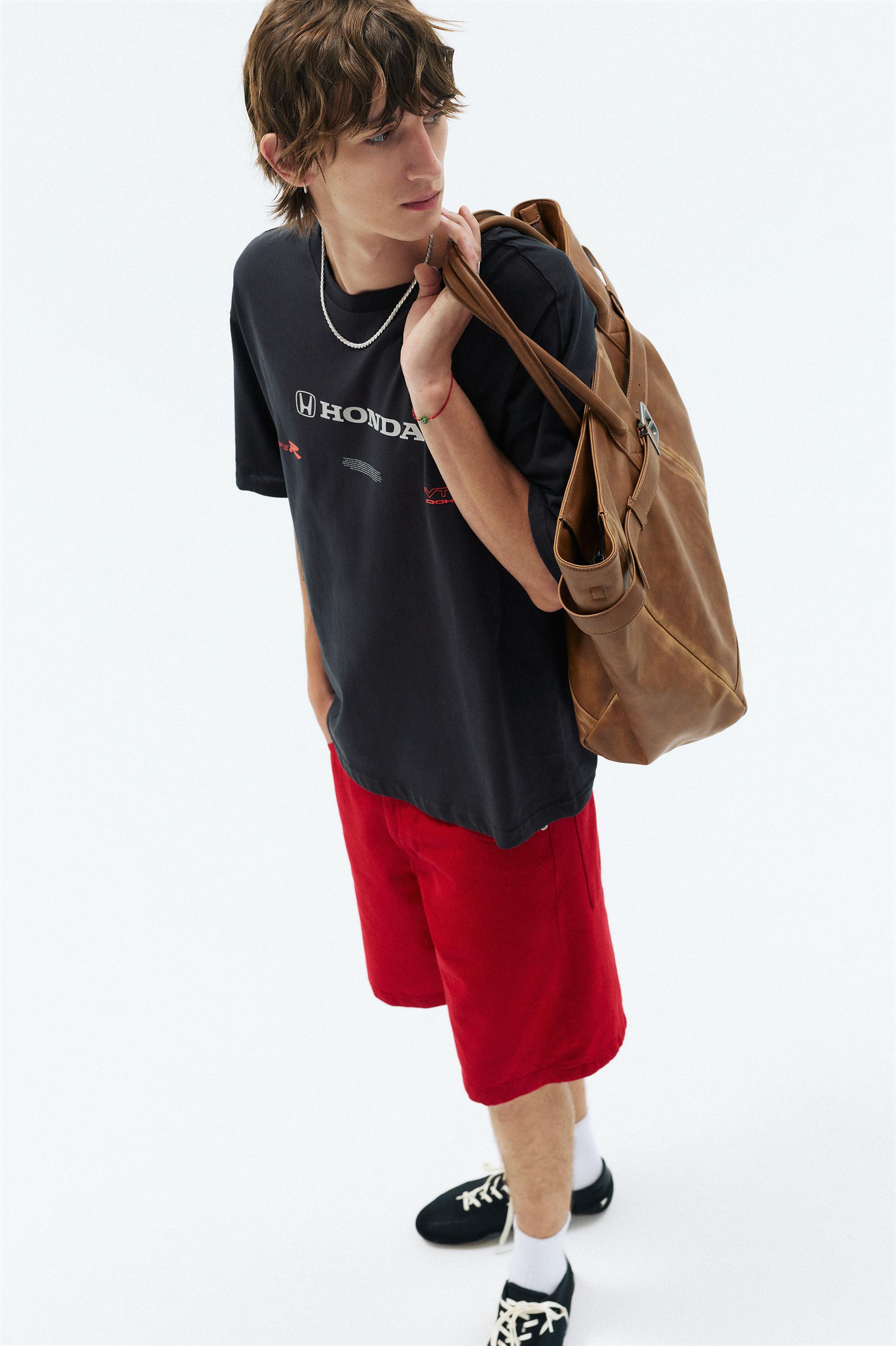 Honda Civic Graphic T-shirt — Anthracite grey