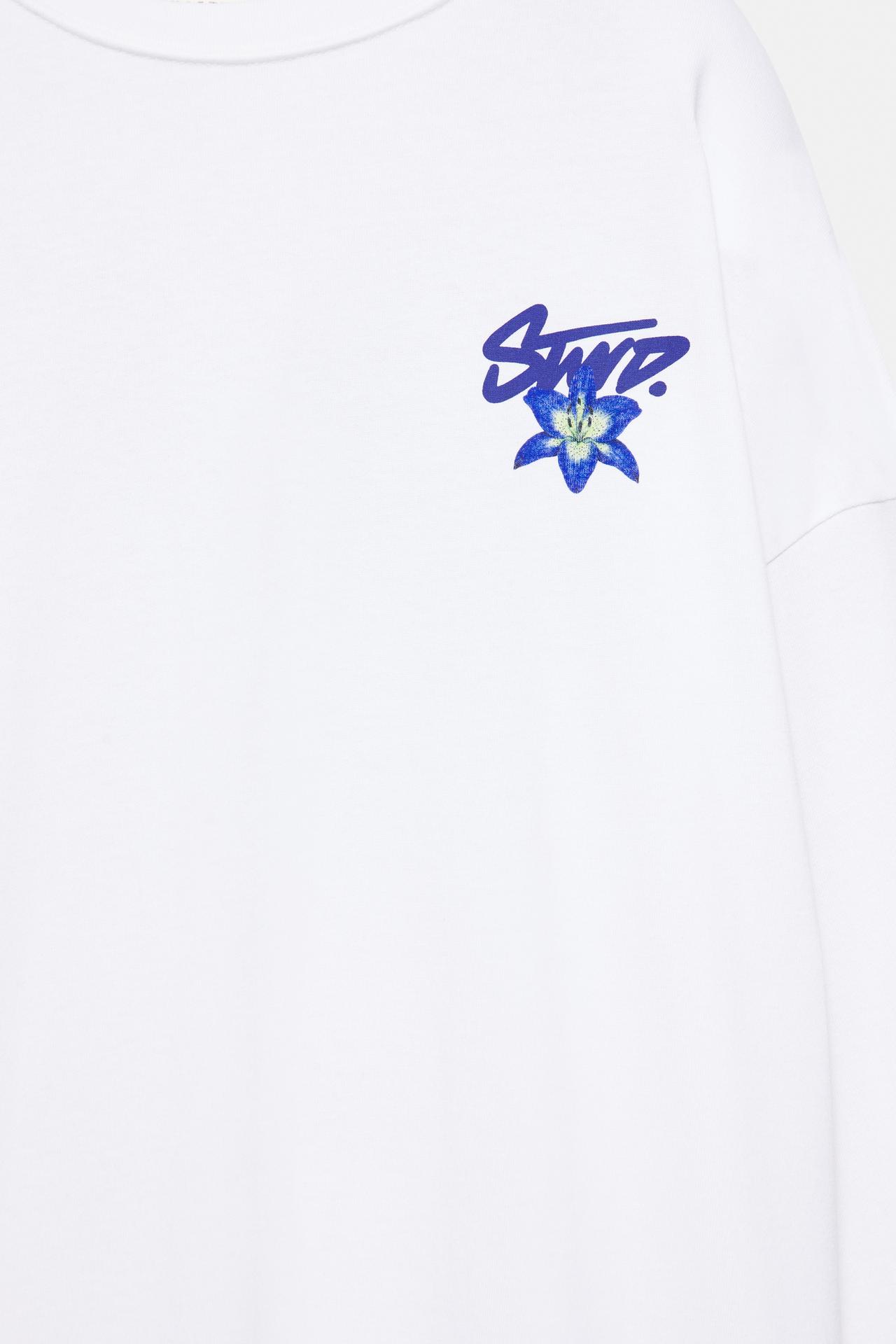 STWD flower graphic T-shirt — White