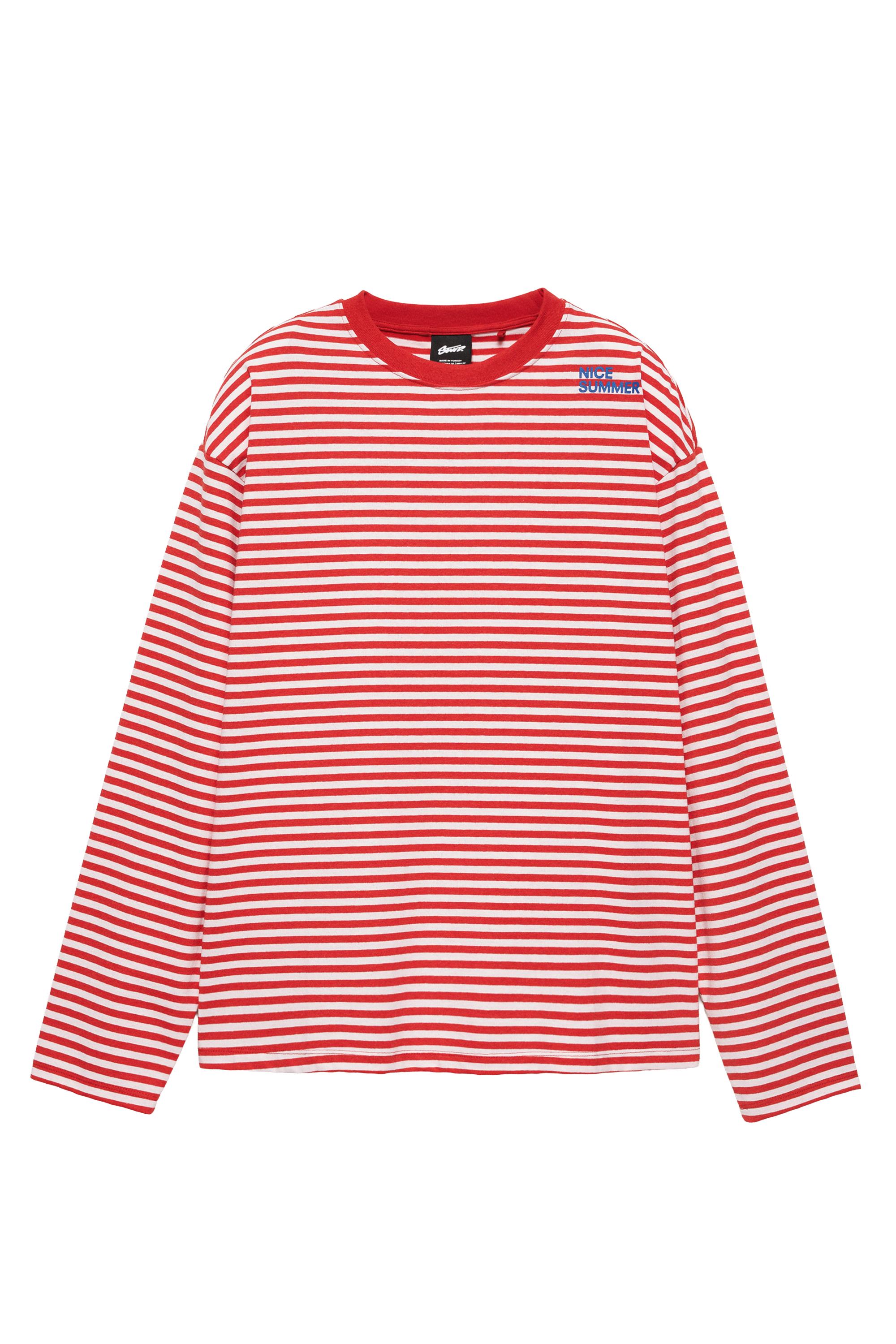 Pull&Bear STWD çizgili tişört görsel 5