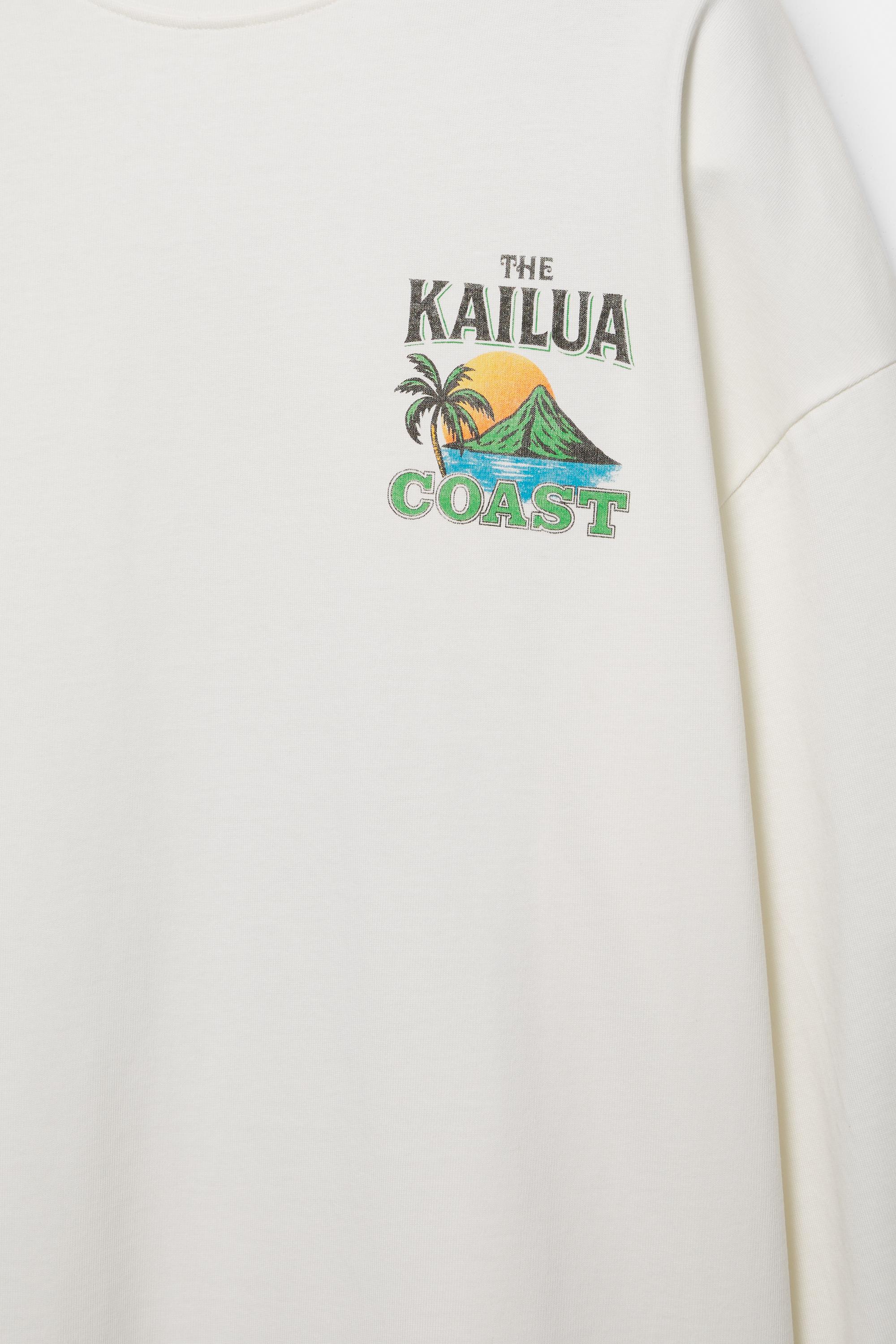 Kailua grafik tişört - Görsel 5