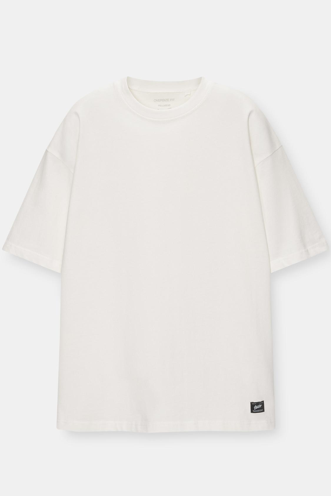 Camiseta Oversize Camisetas Cortas Pull And Bear Pullandbear
