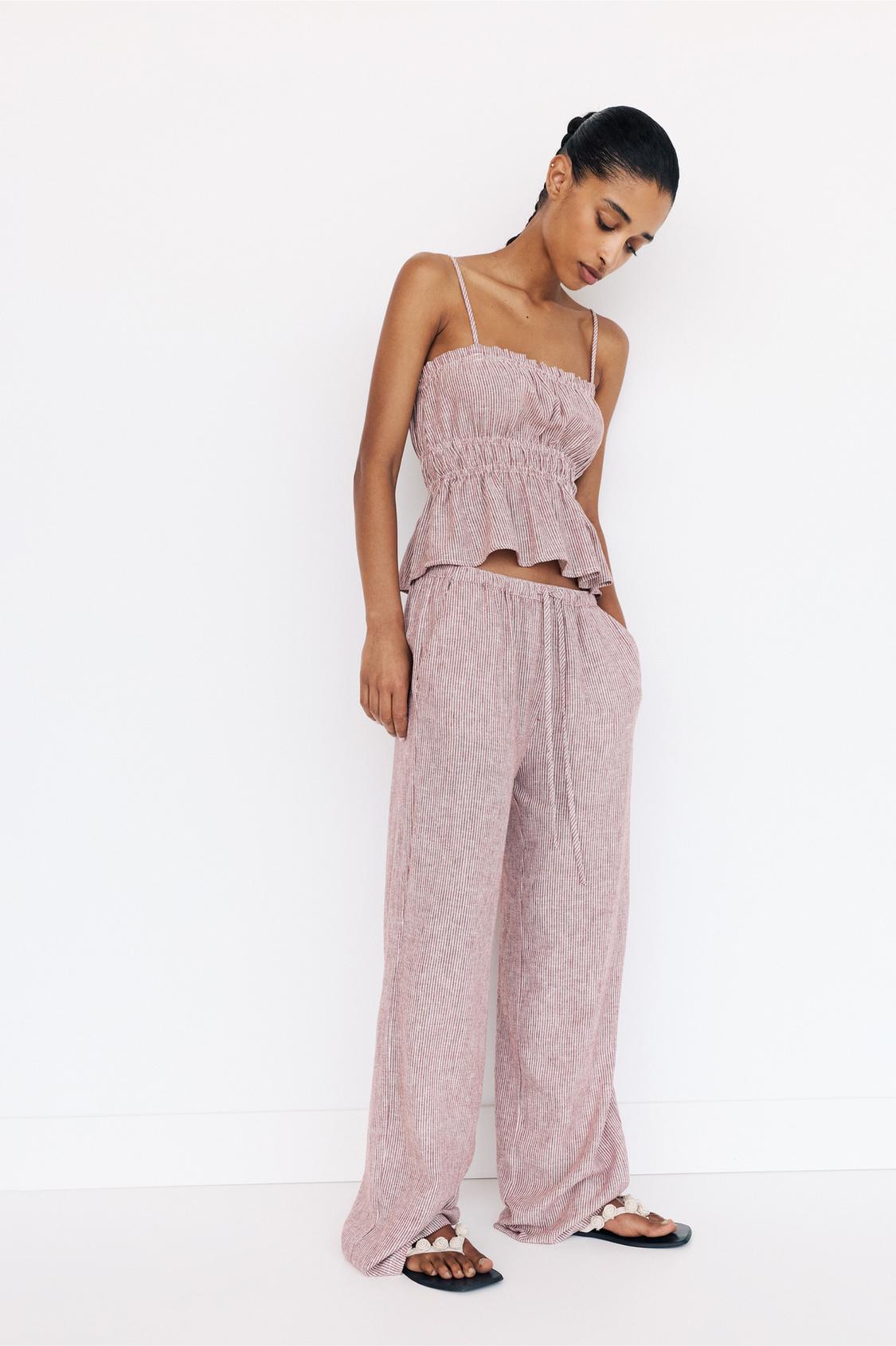 Striped Pyjama trousers PULL&BEAR