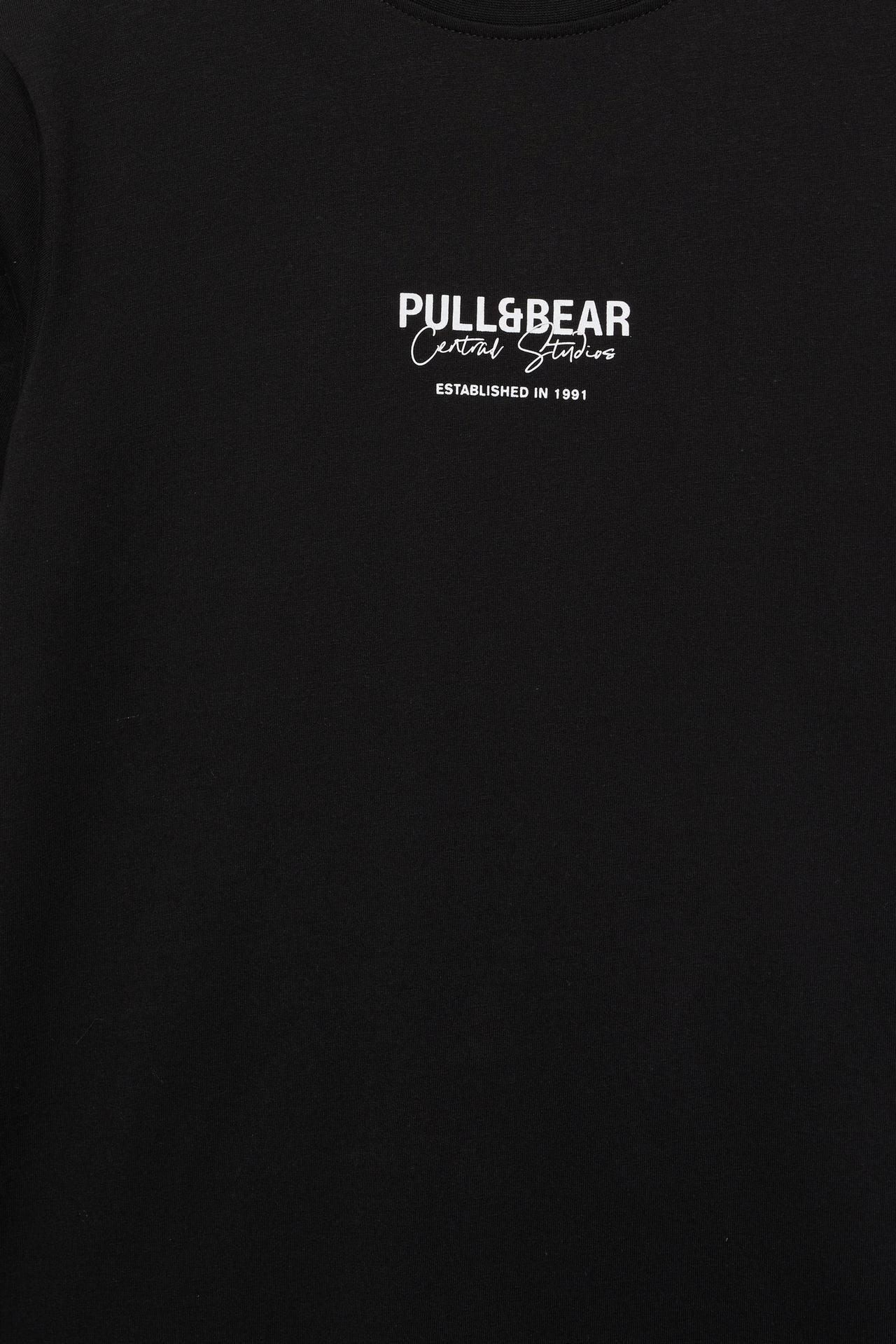 Embroidered logo T-shirt — Black