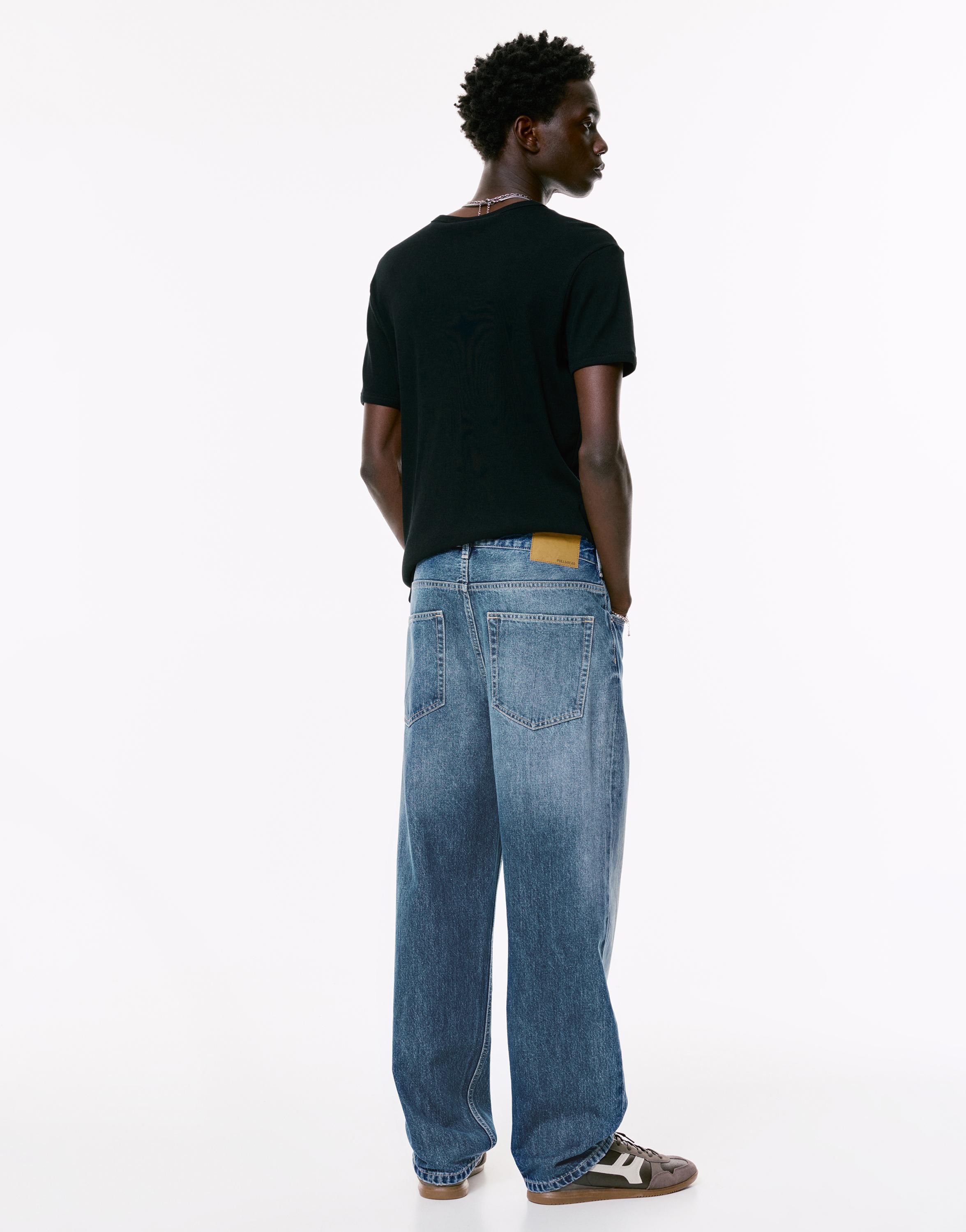 Baggy jeans — Medium blue