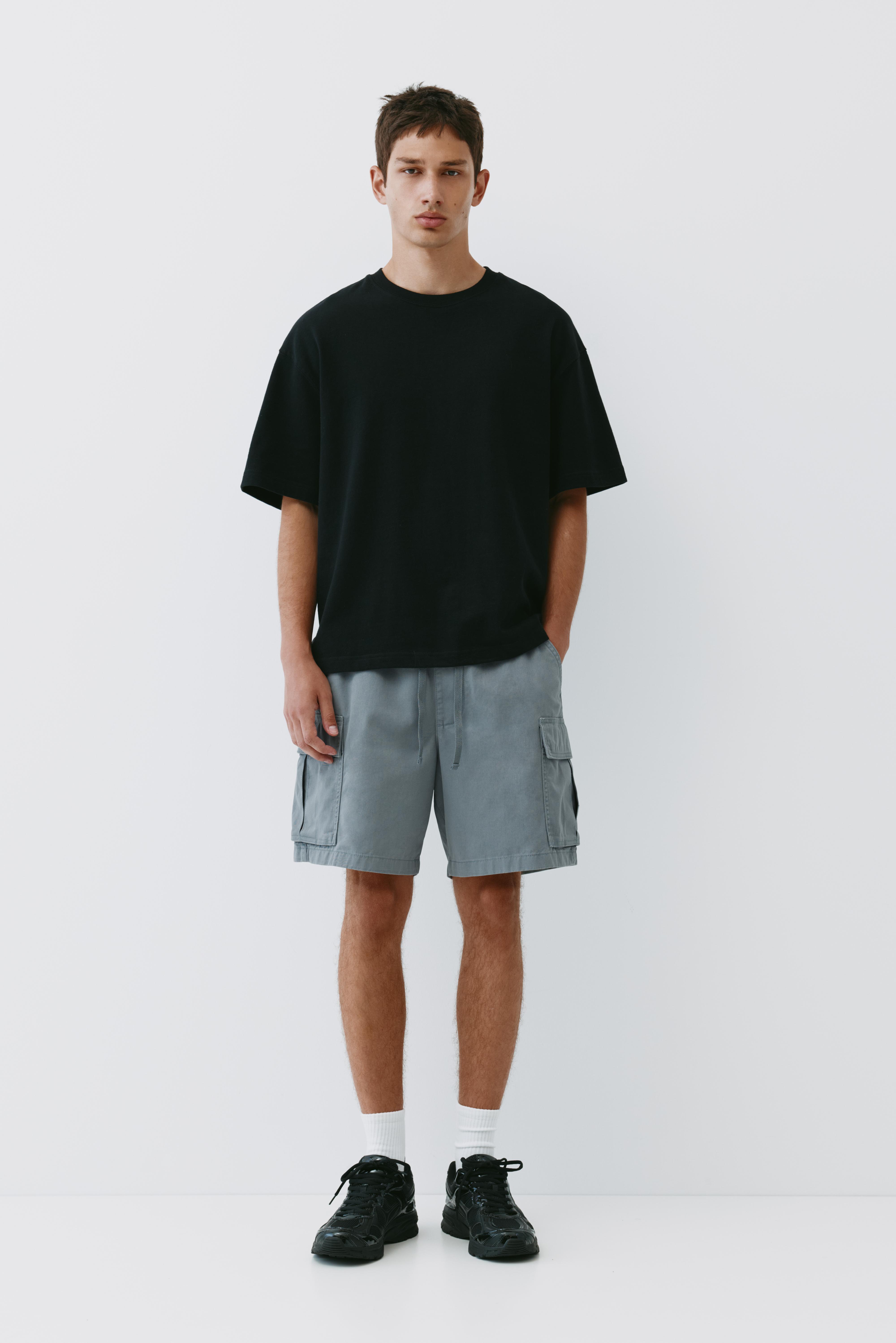 Cargo Bermuda shorts — Grey