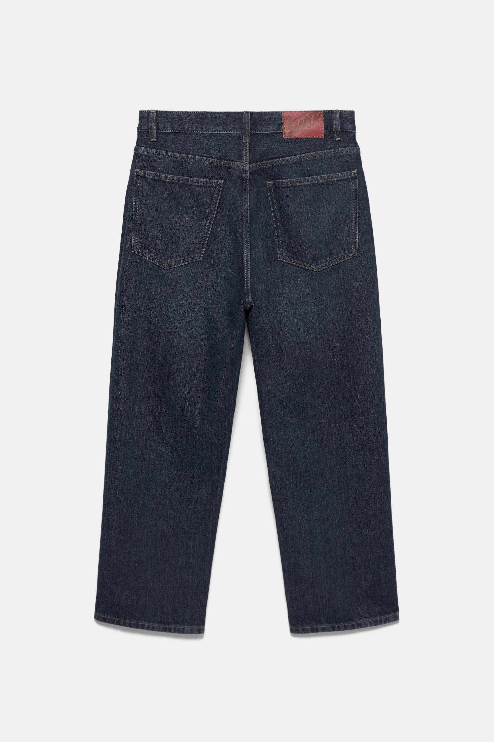 Yıldız detaylı baggy relaxed jean