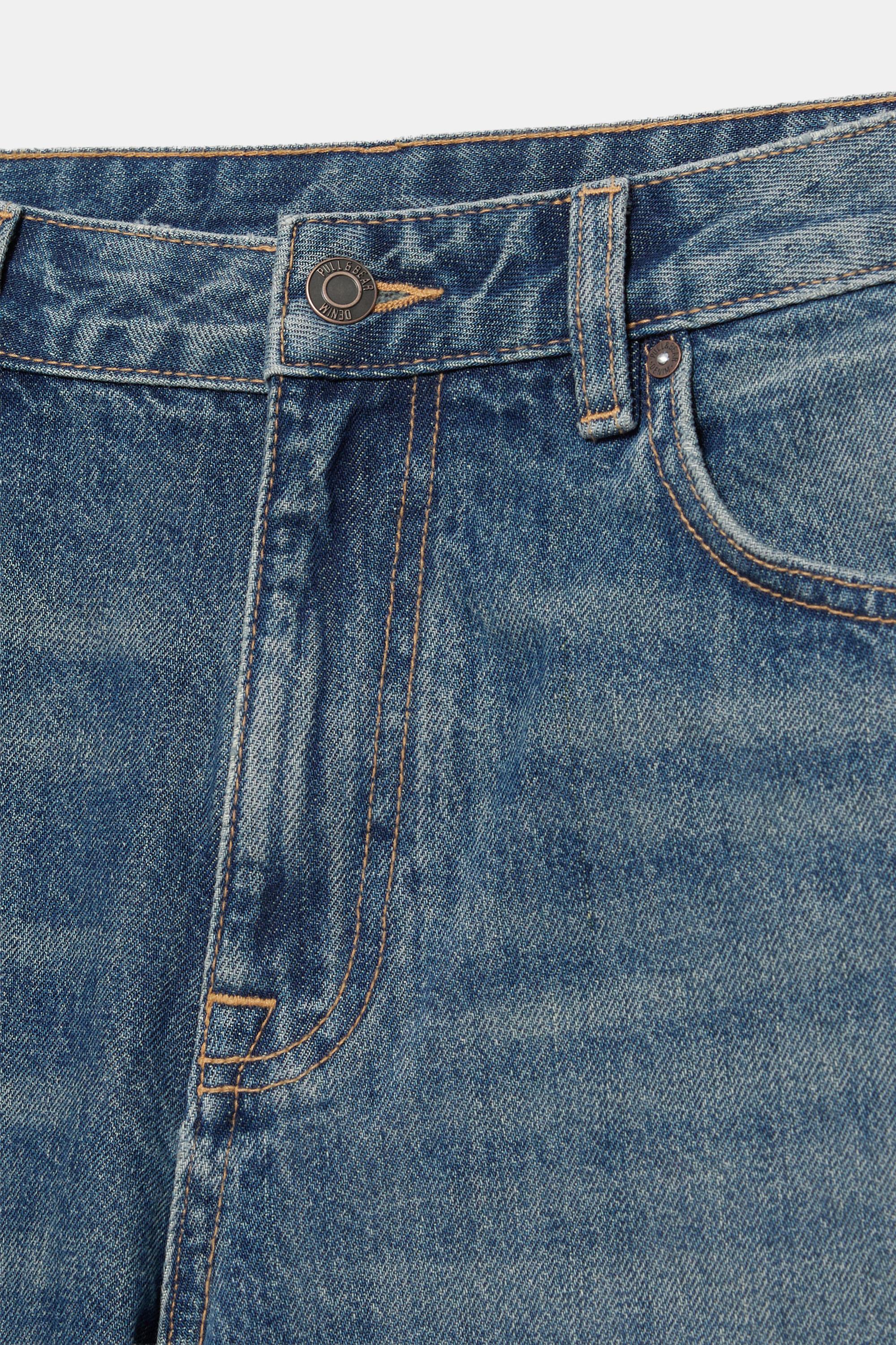 Standard denim Bermuda shorts — Medium blue