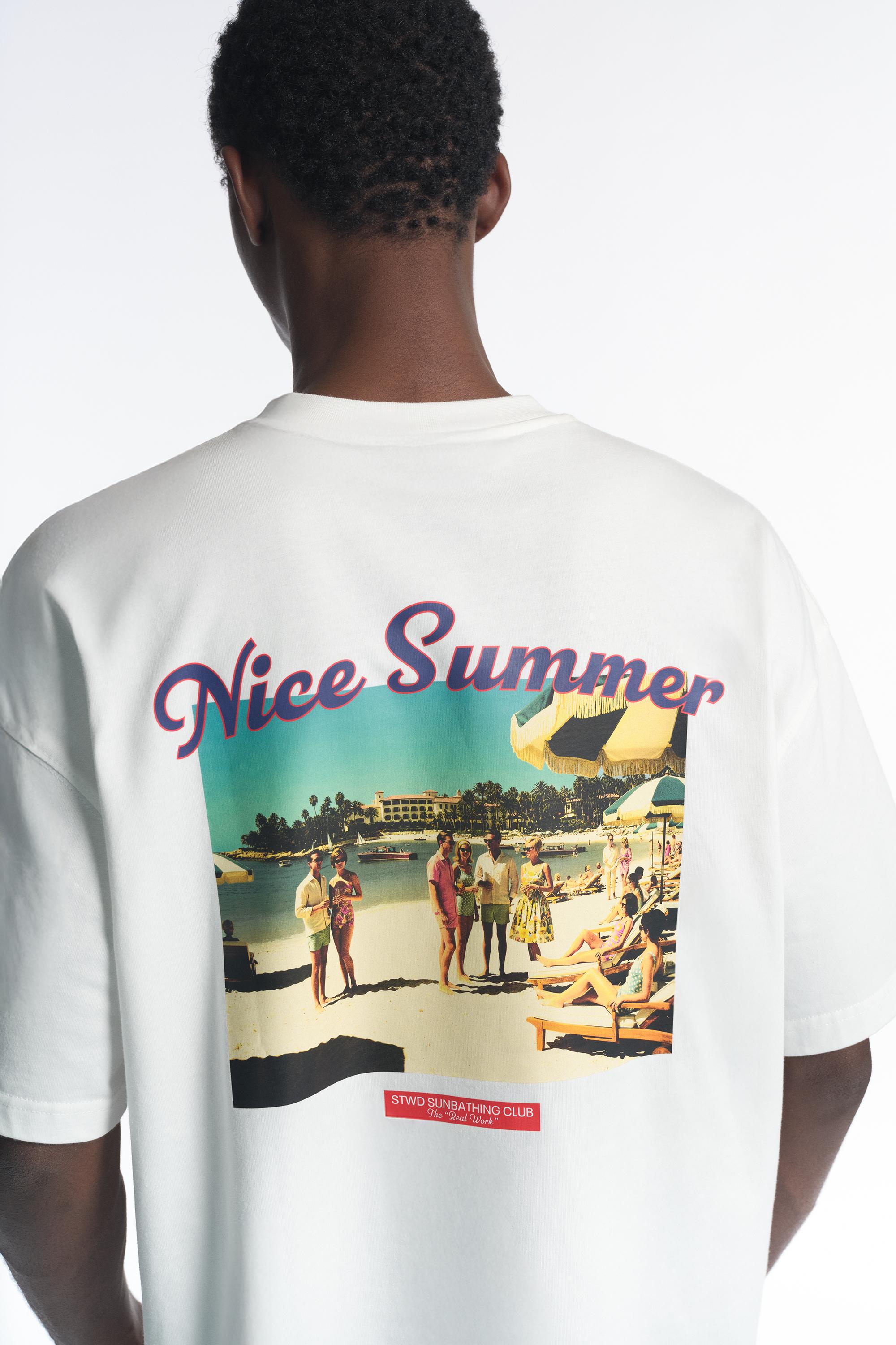 STWD Nice Summer T-shirt — Off white