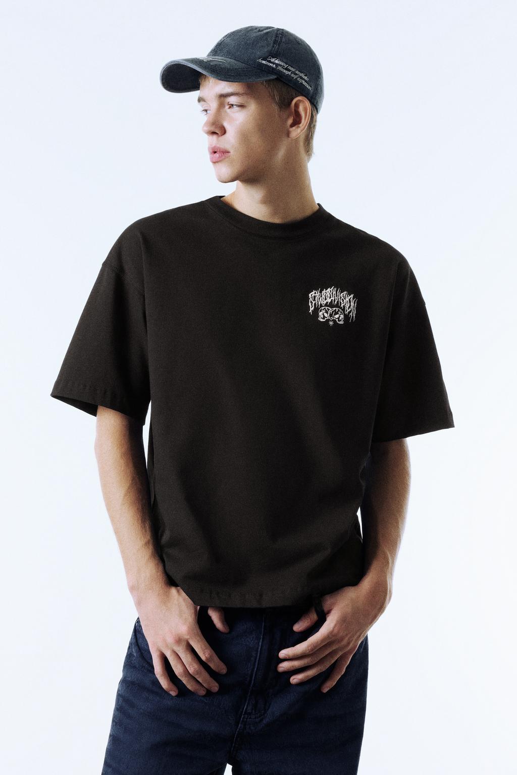 STWD skulls T-shirt PULL&BEAR