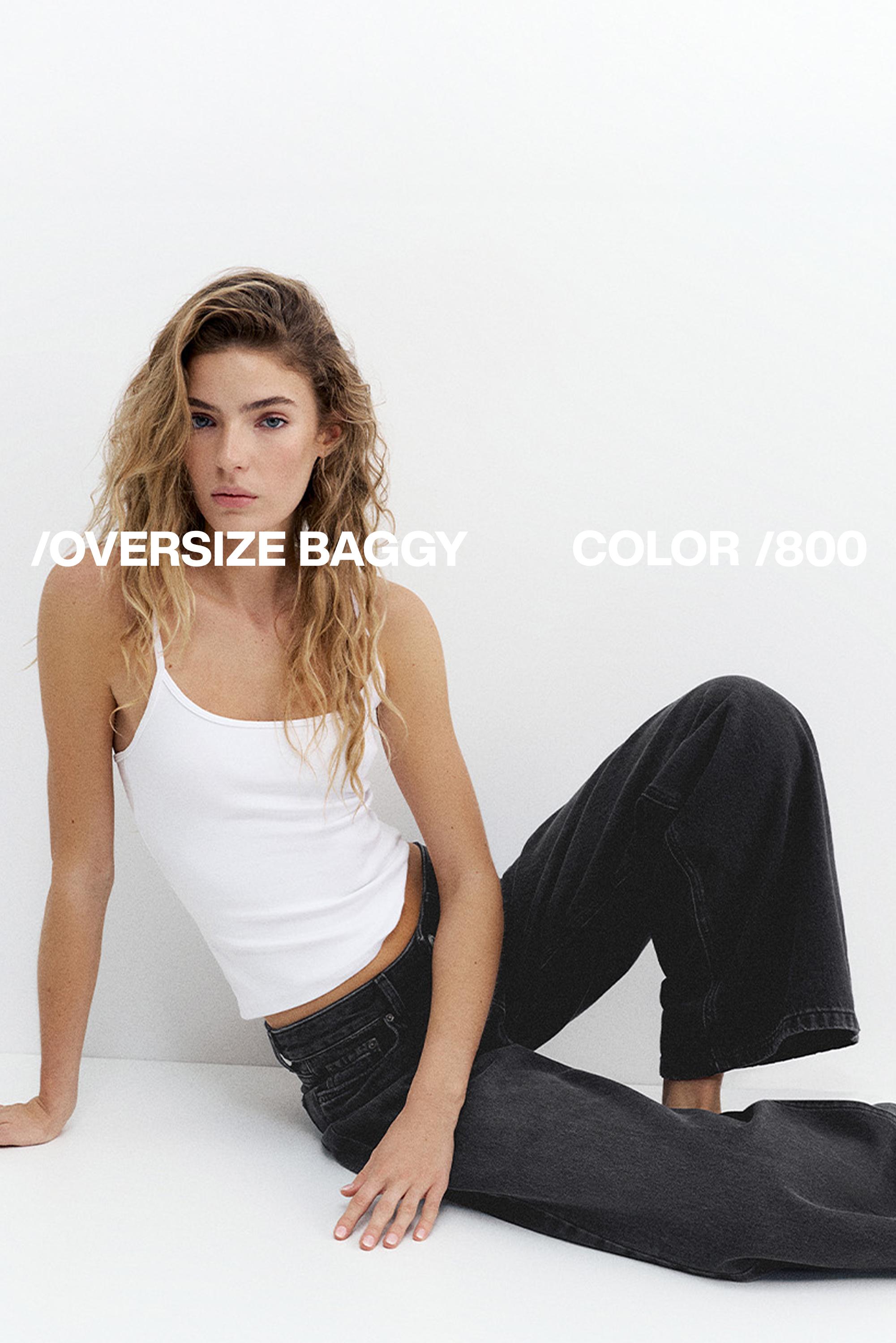 Oversize baggy jeans — Black