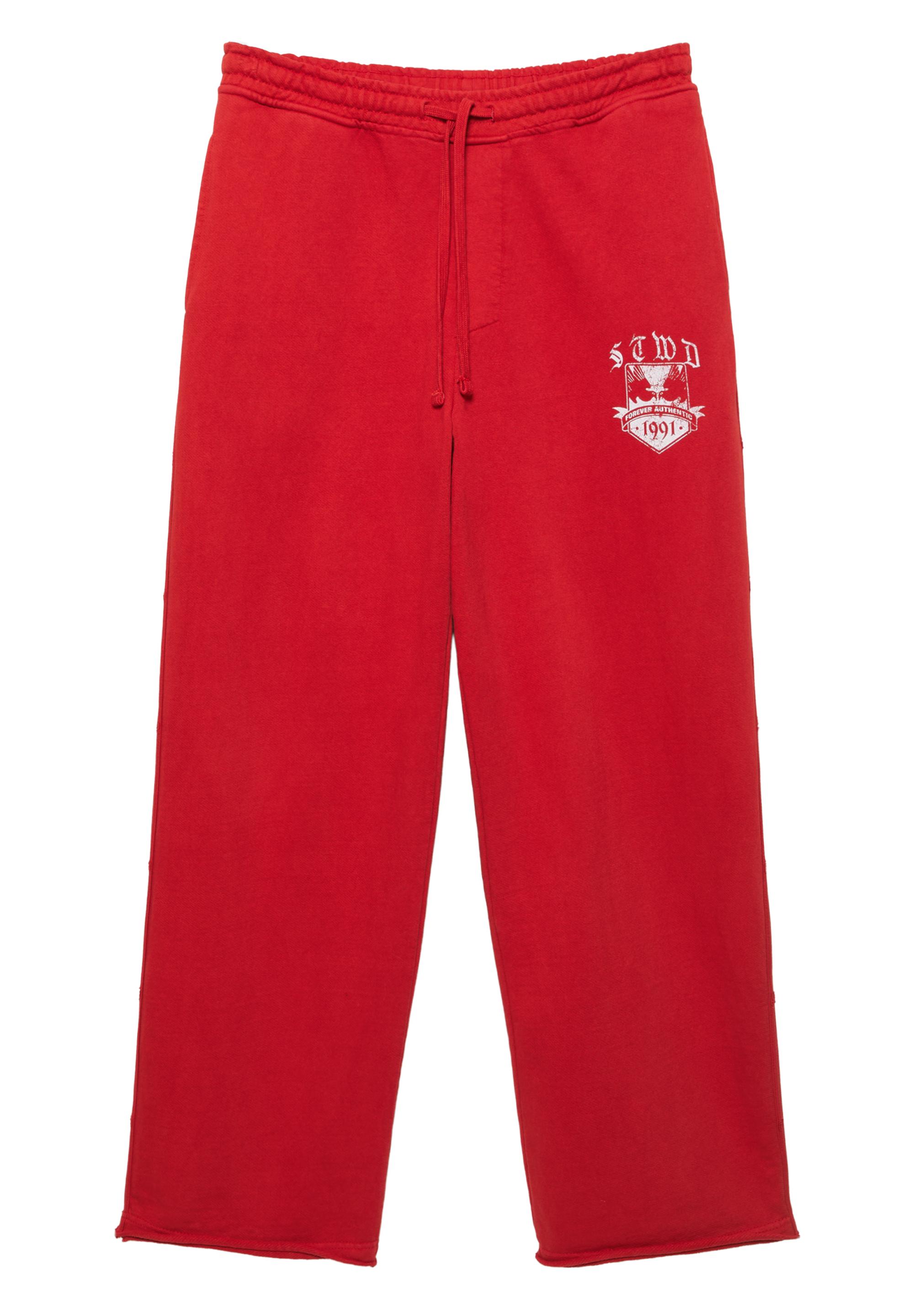 STWD varsity tracksuit trousers — Red