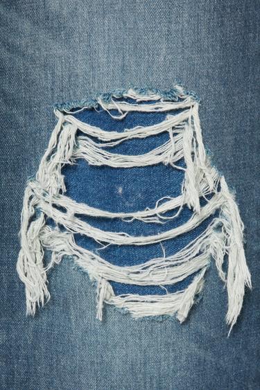 Ripped baggy jeans — Dark blue 4