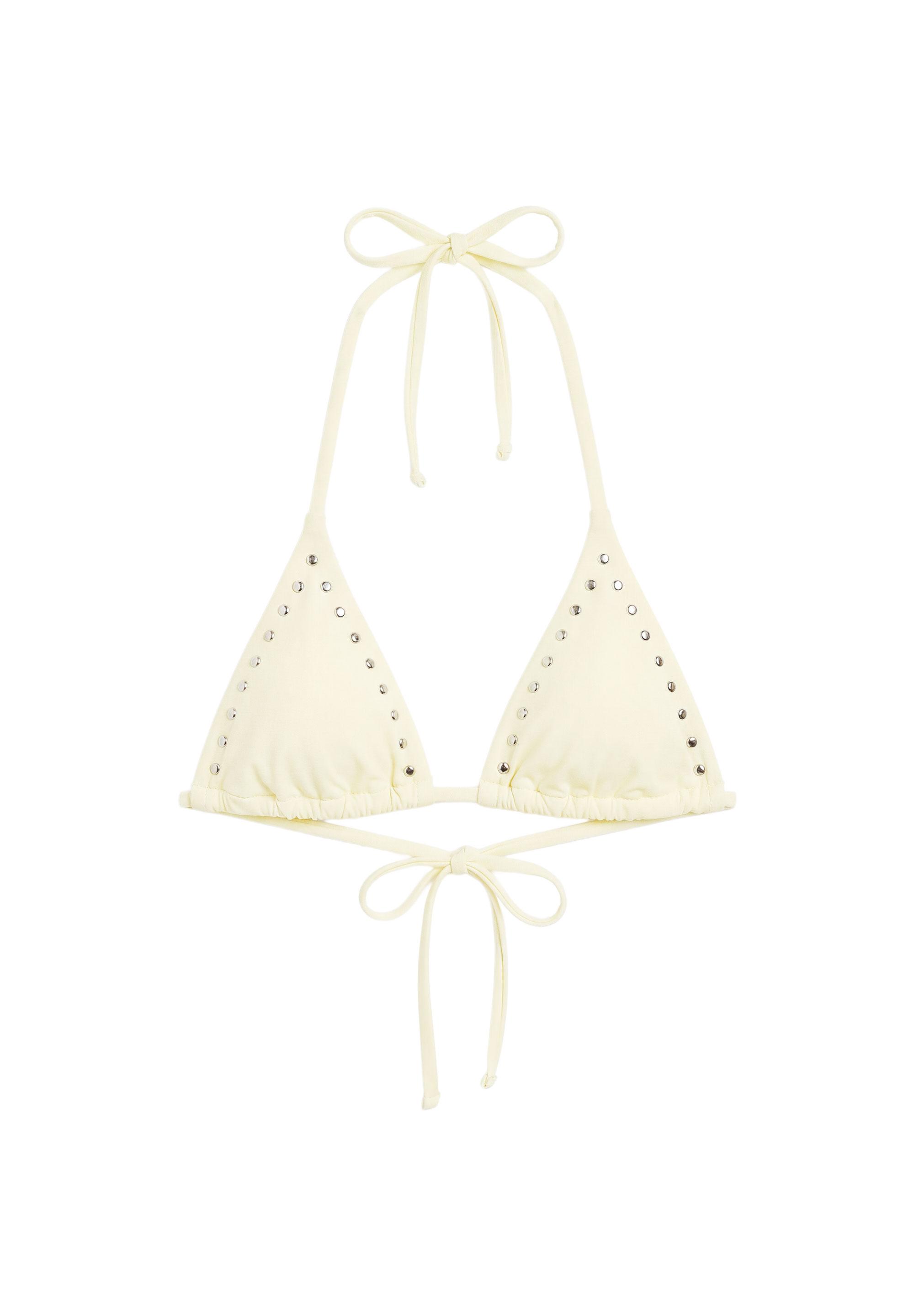 Studded bikini top — Butter