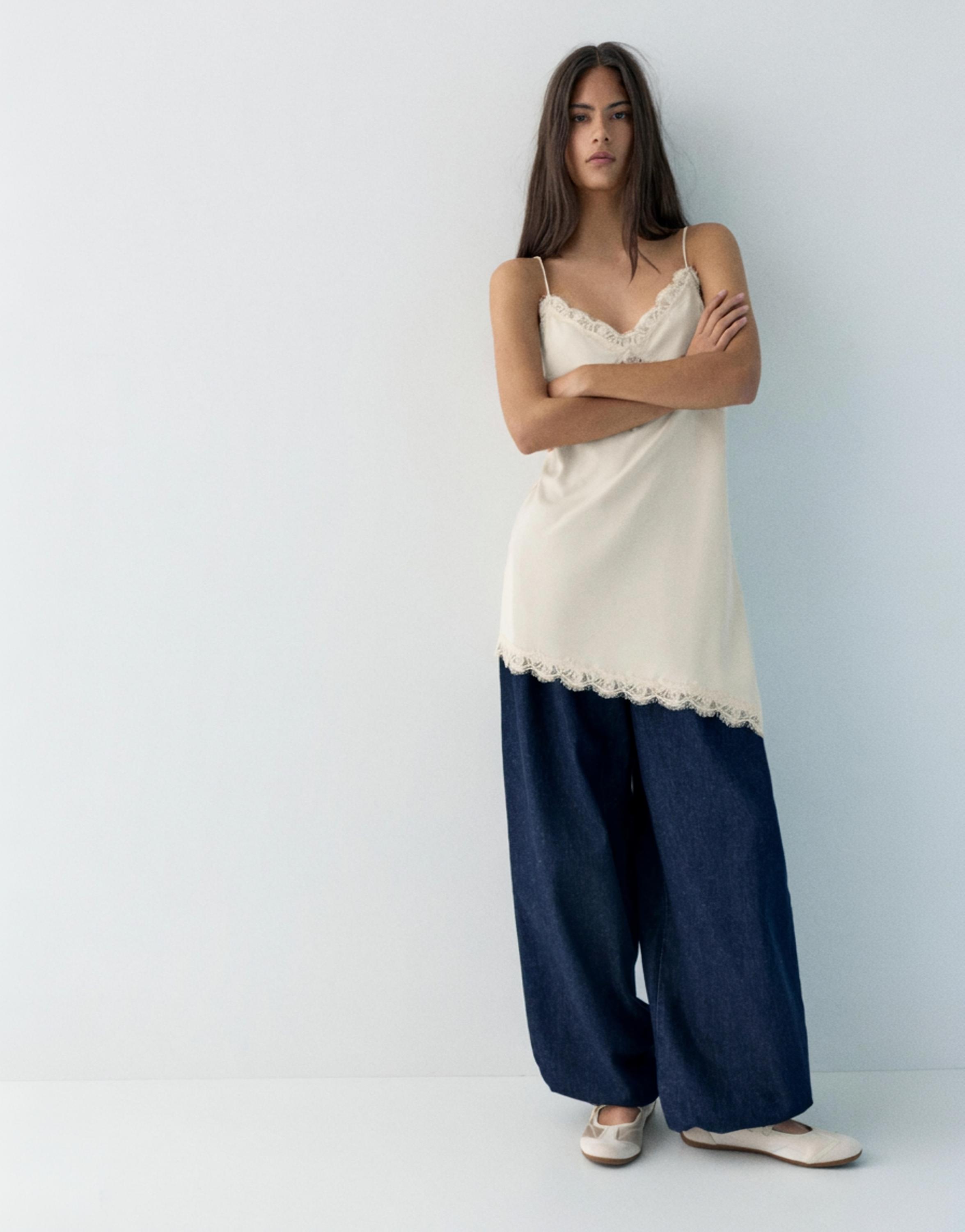 Asimetrik slip top - Görsel 26