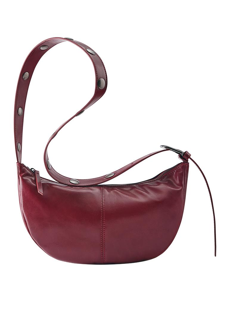 Studded crossbody bag — Red