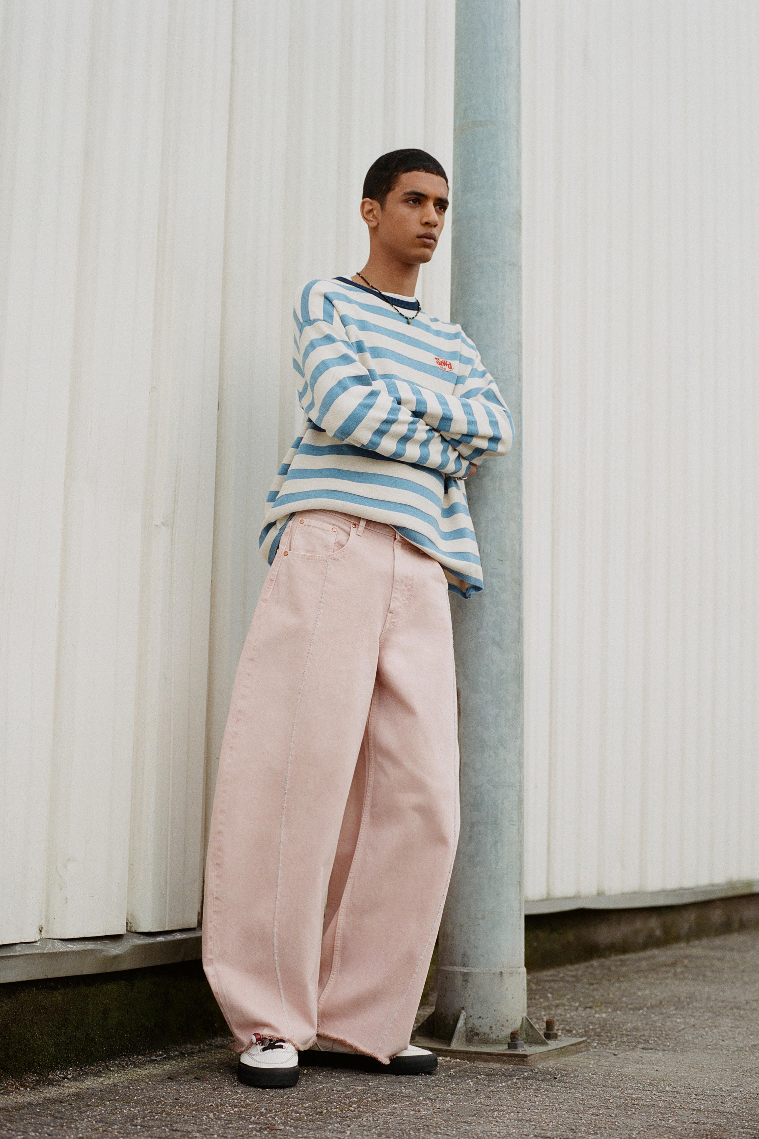 Çizgili örgü tişört - Görsel 40