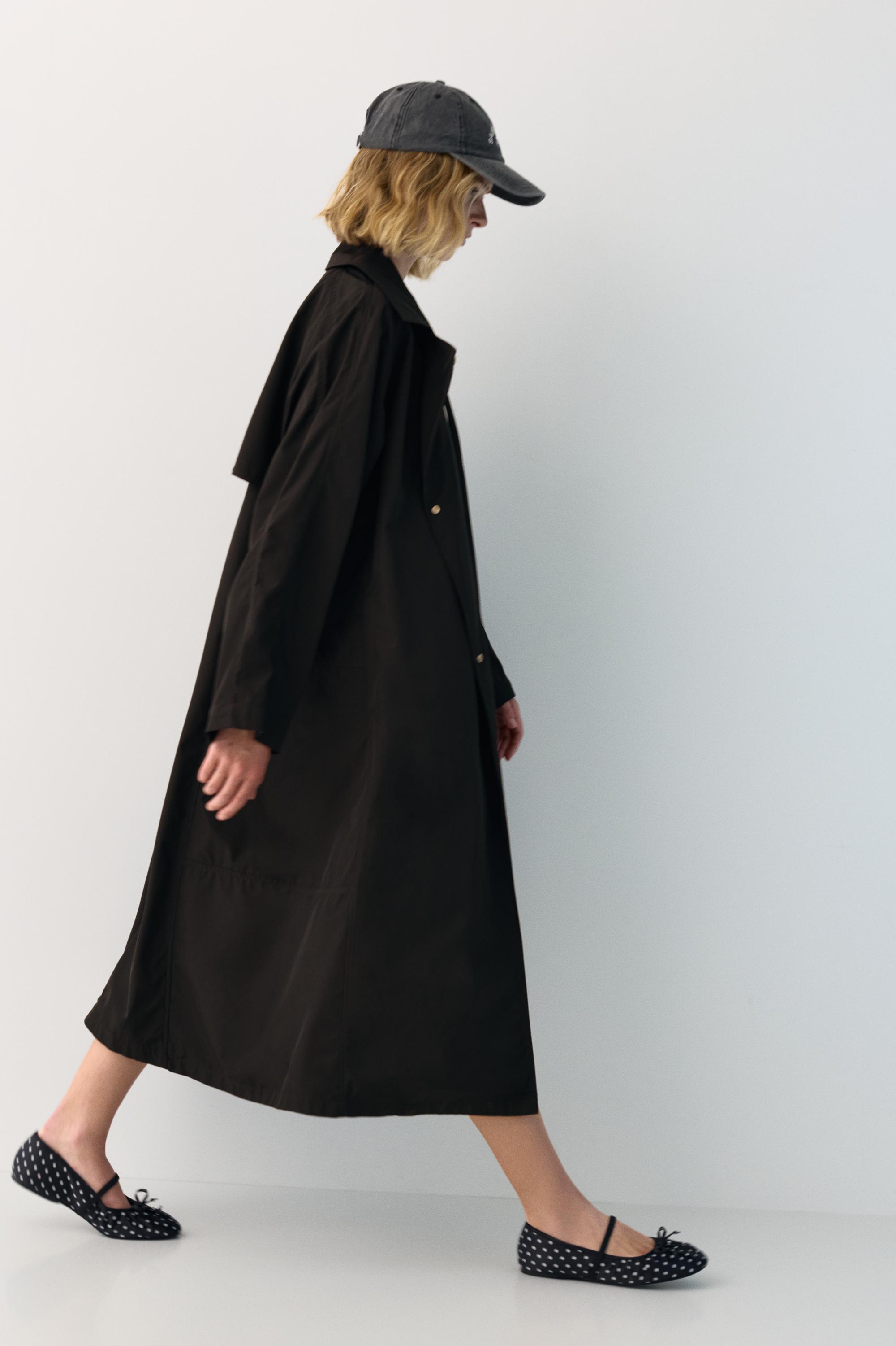 Oversize hafif trençkot - Görsel 6