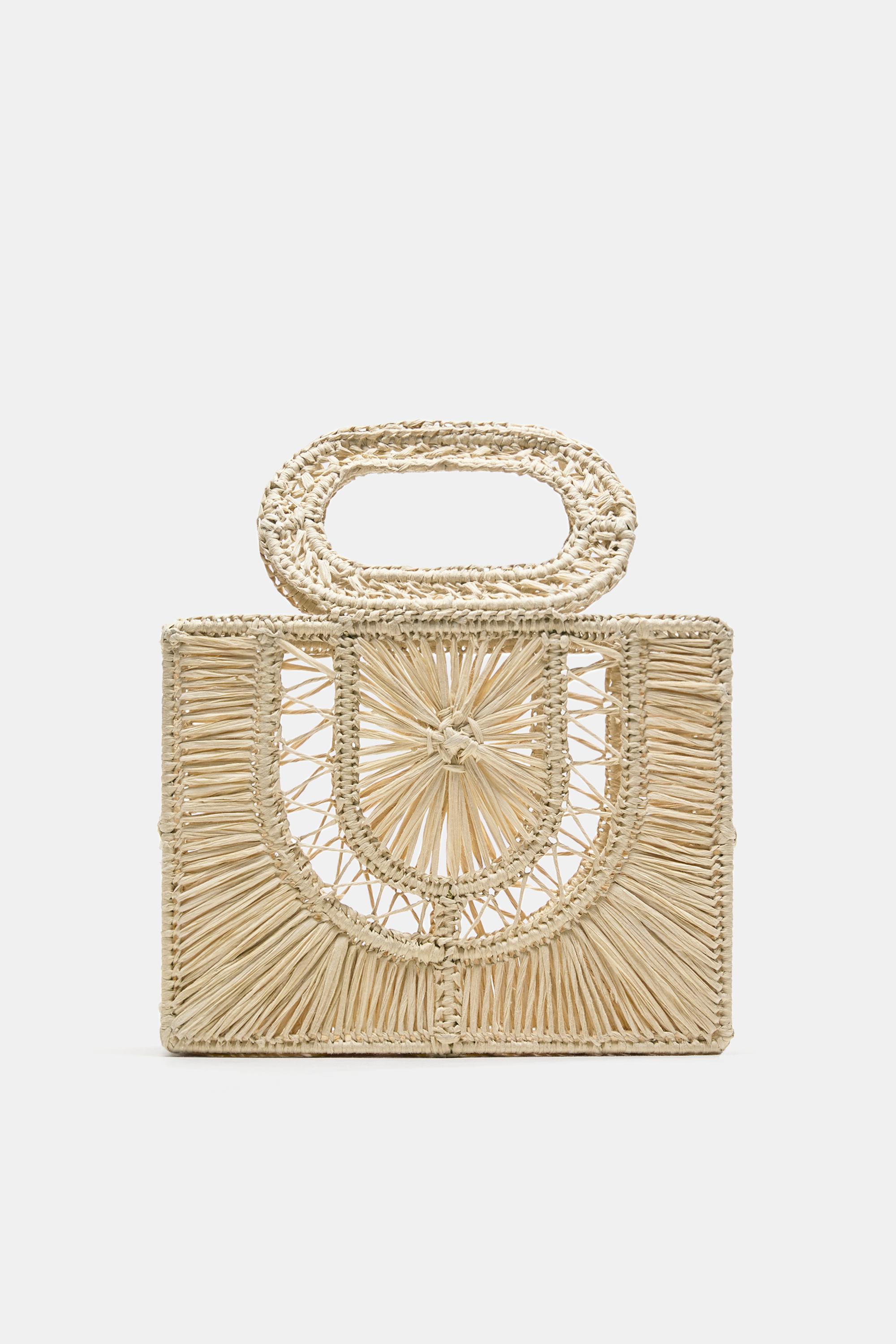 Square handbag — Beige