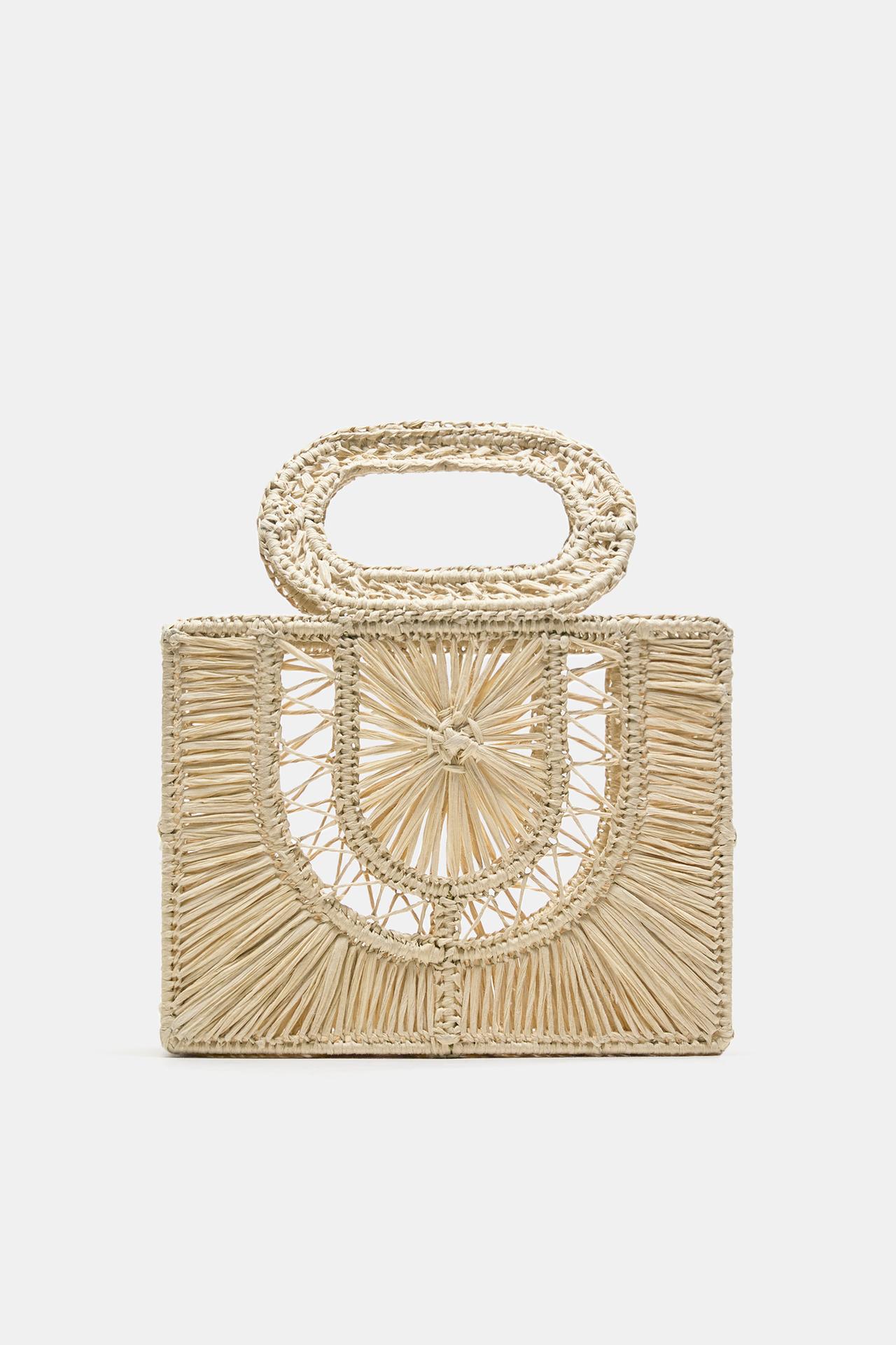 Square handbag — Beige