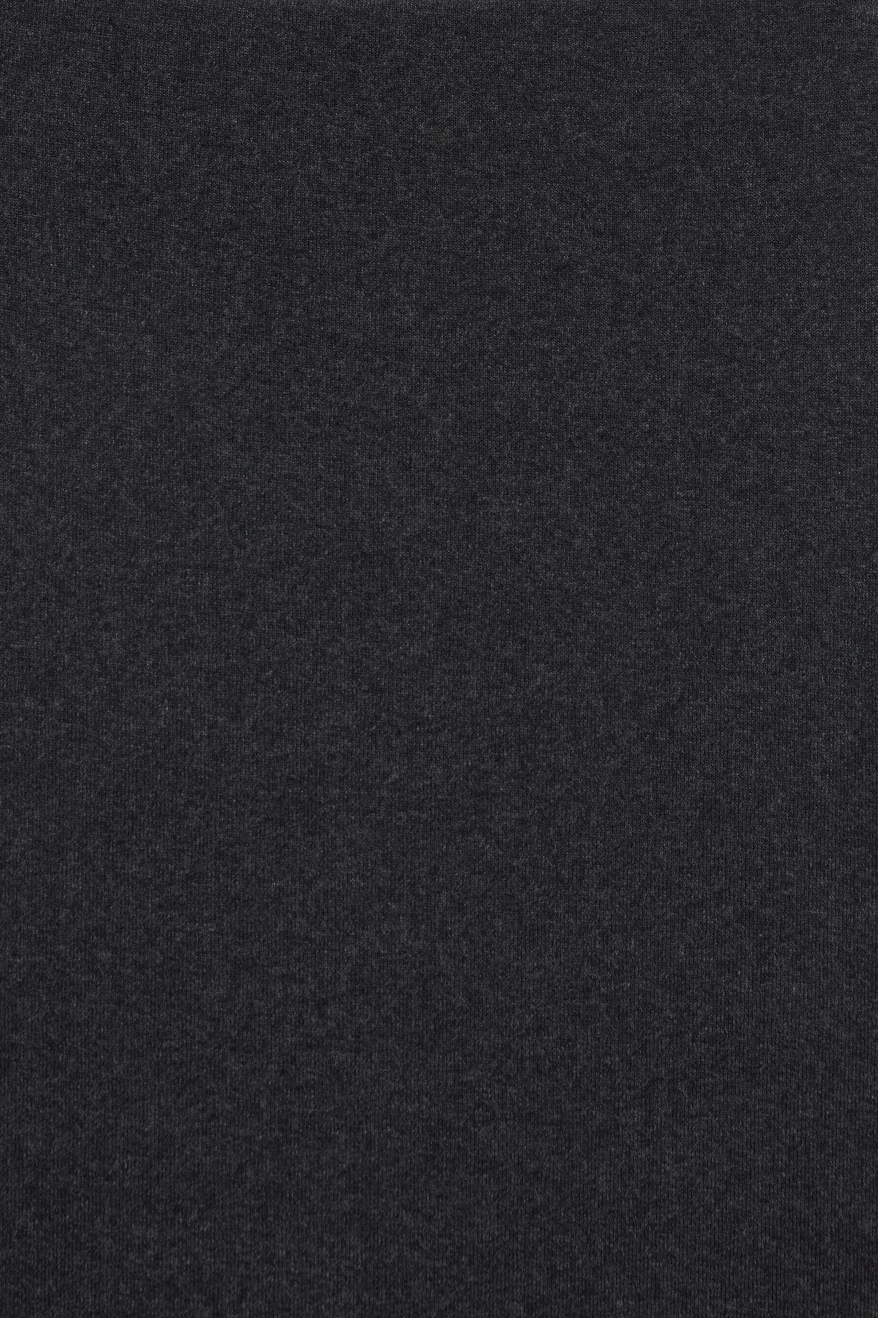 Soft-touch straight midi skirt — Anthracite grey