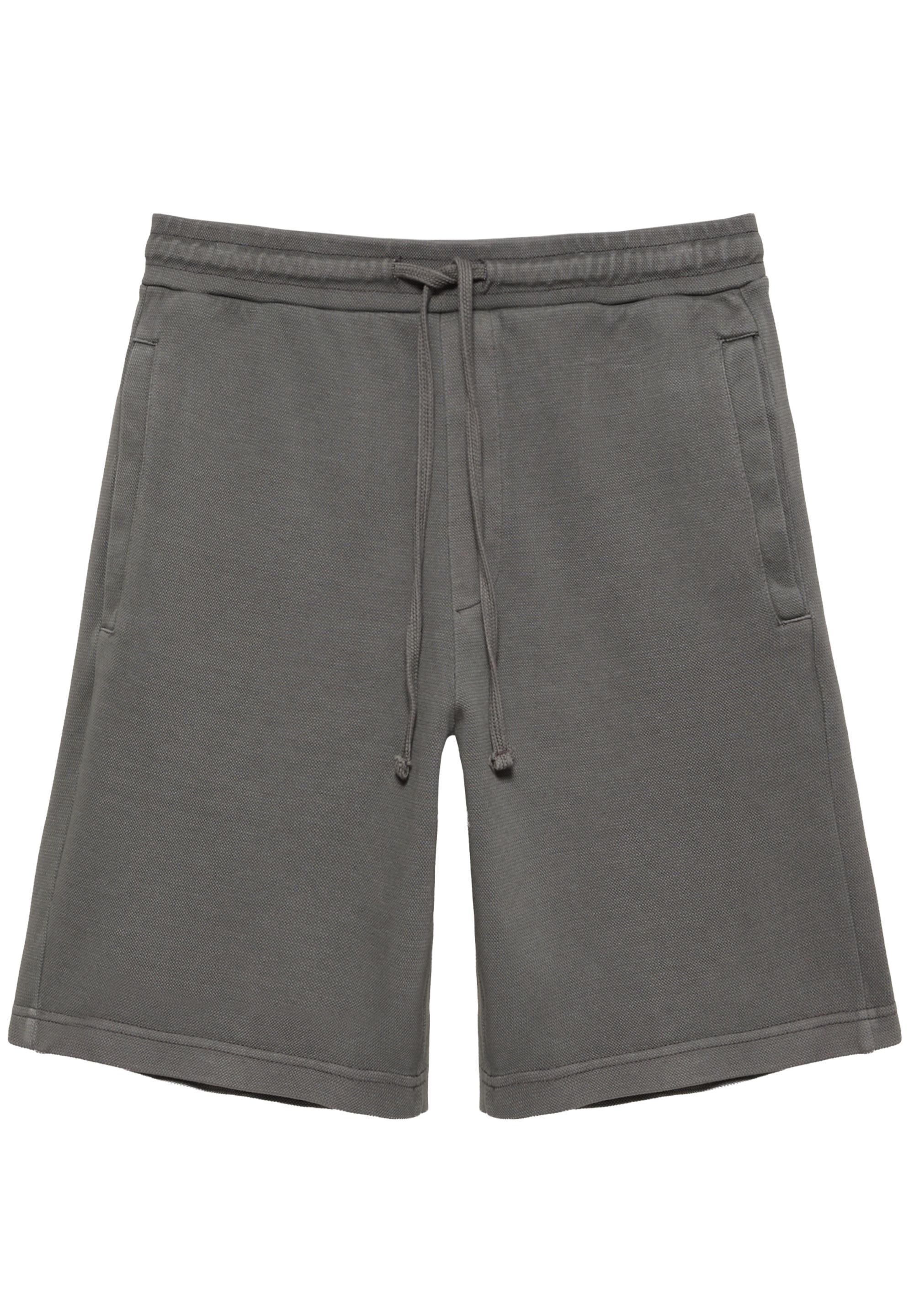 Dokulu jogger bermuda - Görsel 5