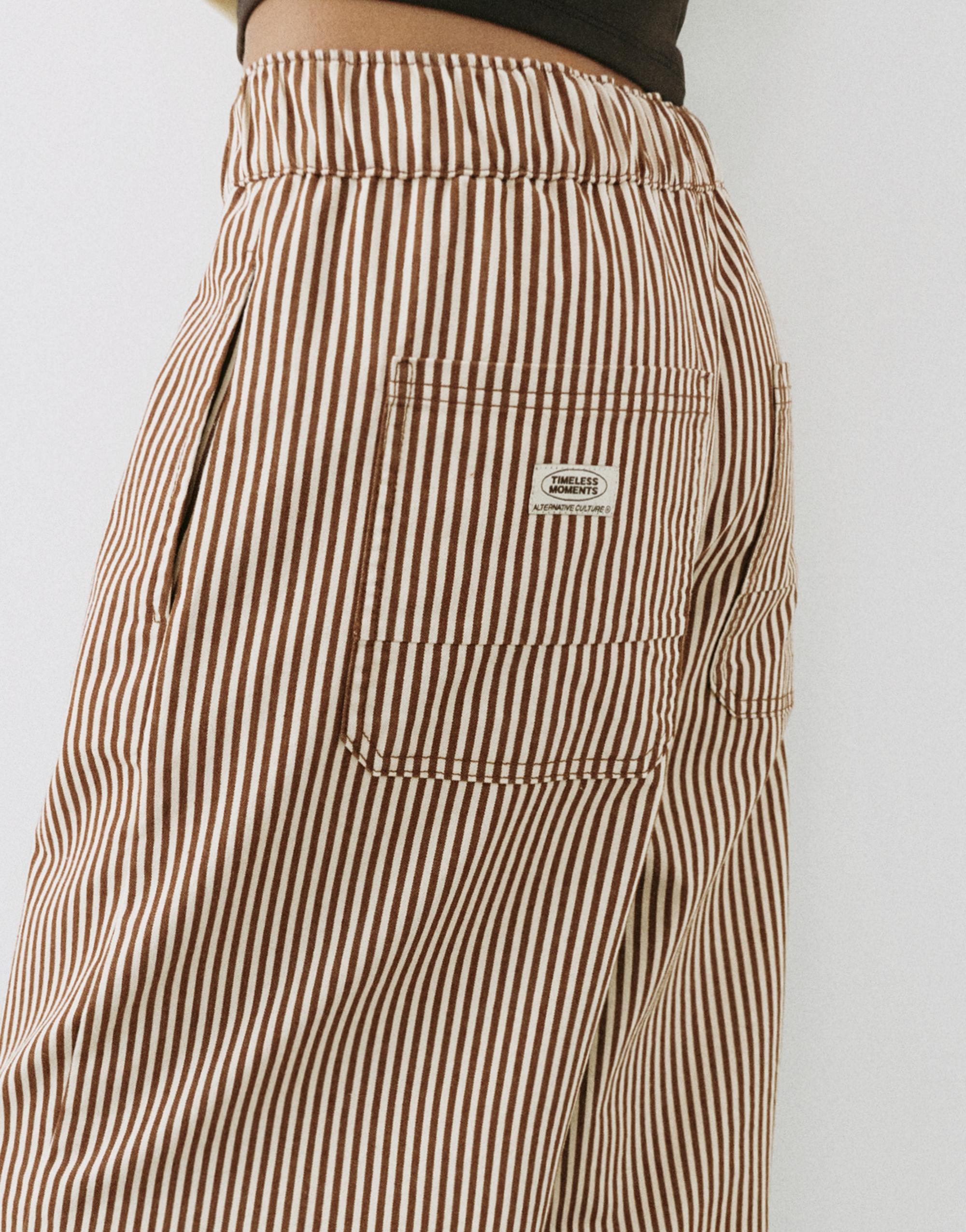 Barrel trousers — Beach sand