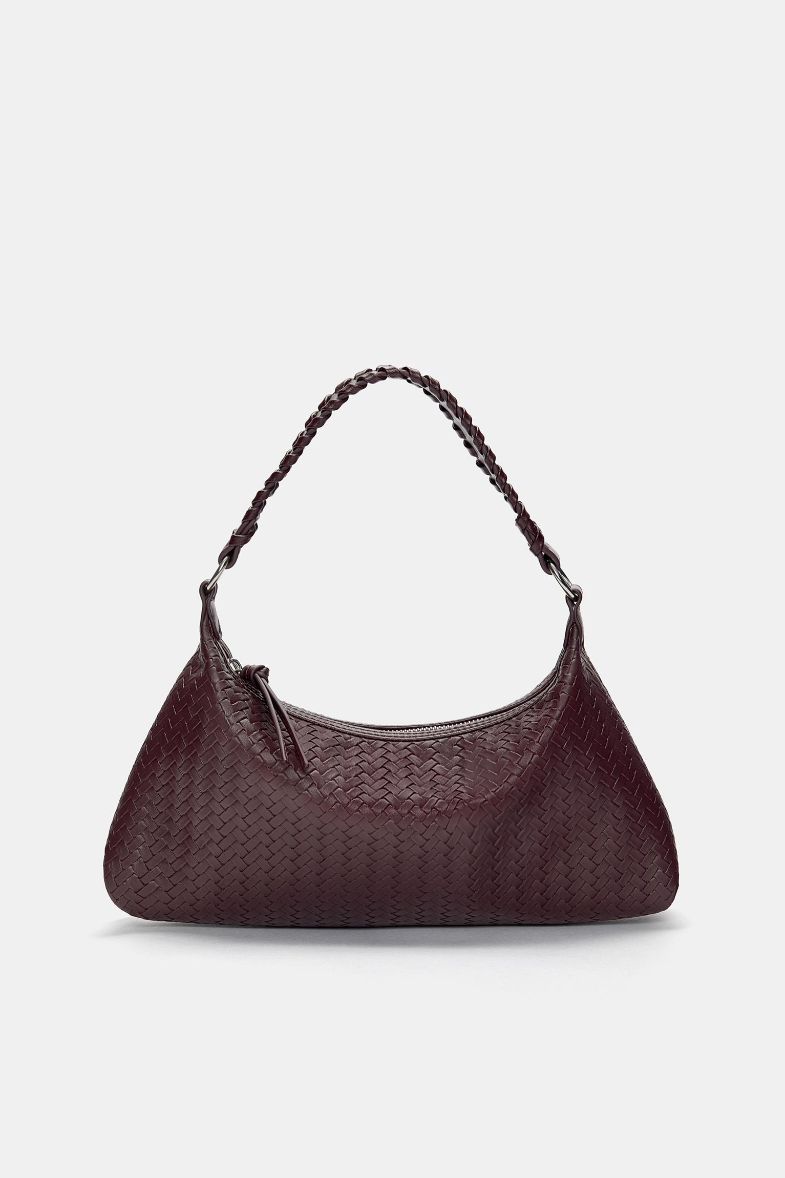 Geflochtene Schultertasche