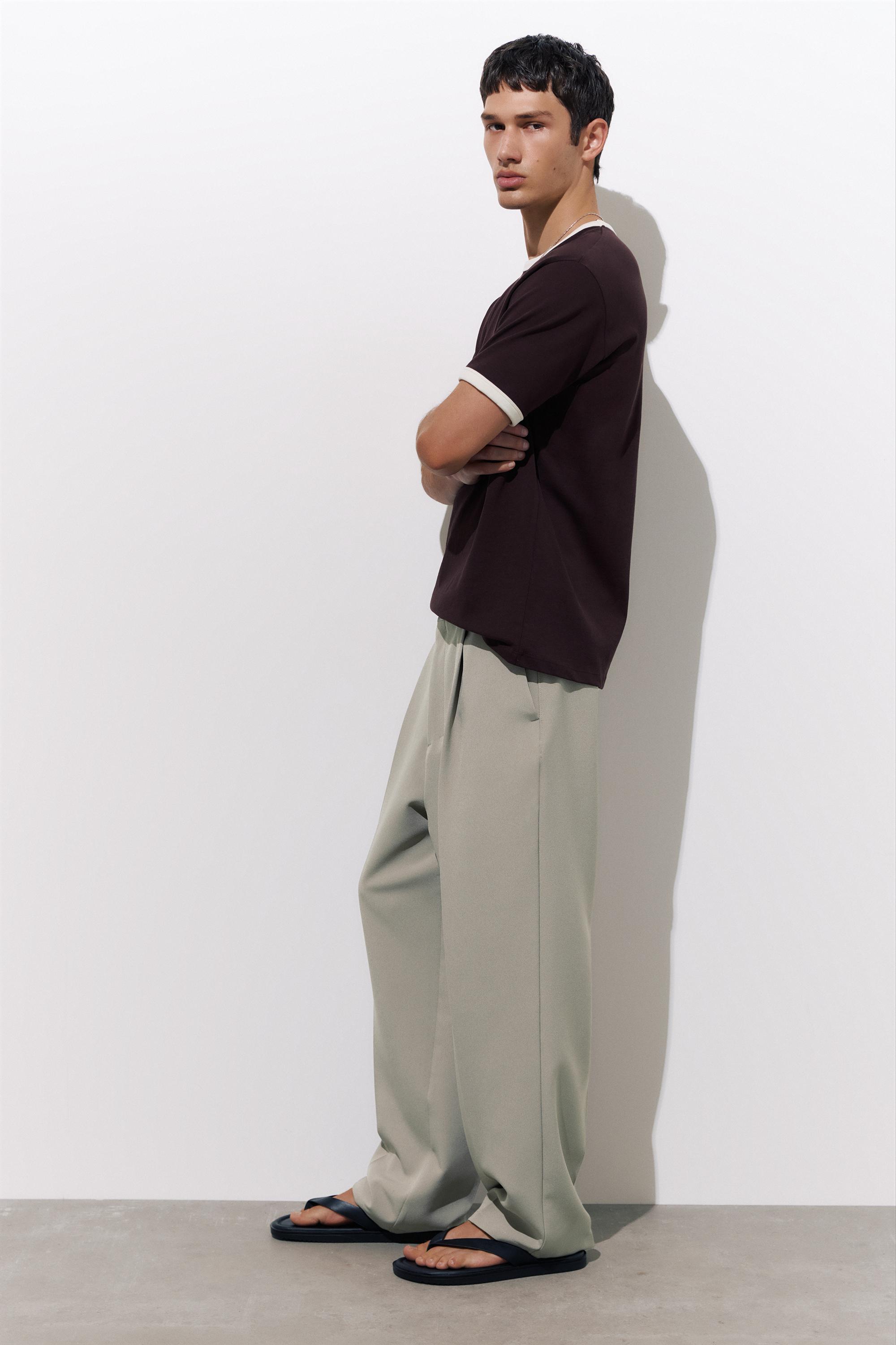 Tailored trousers — Taupe