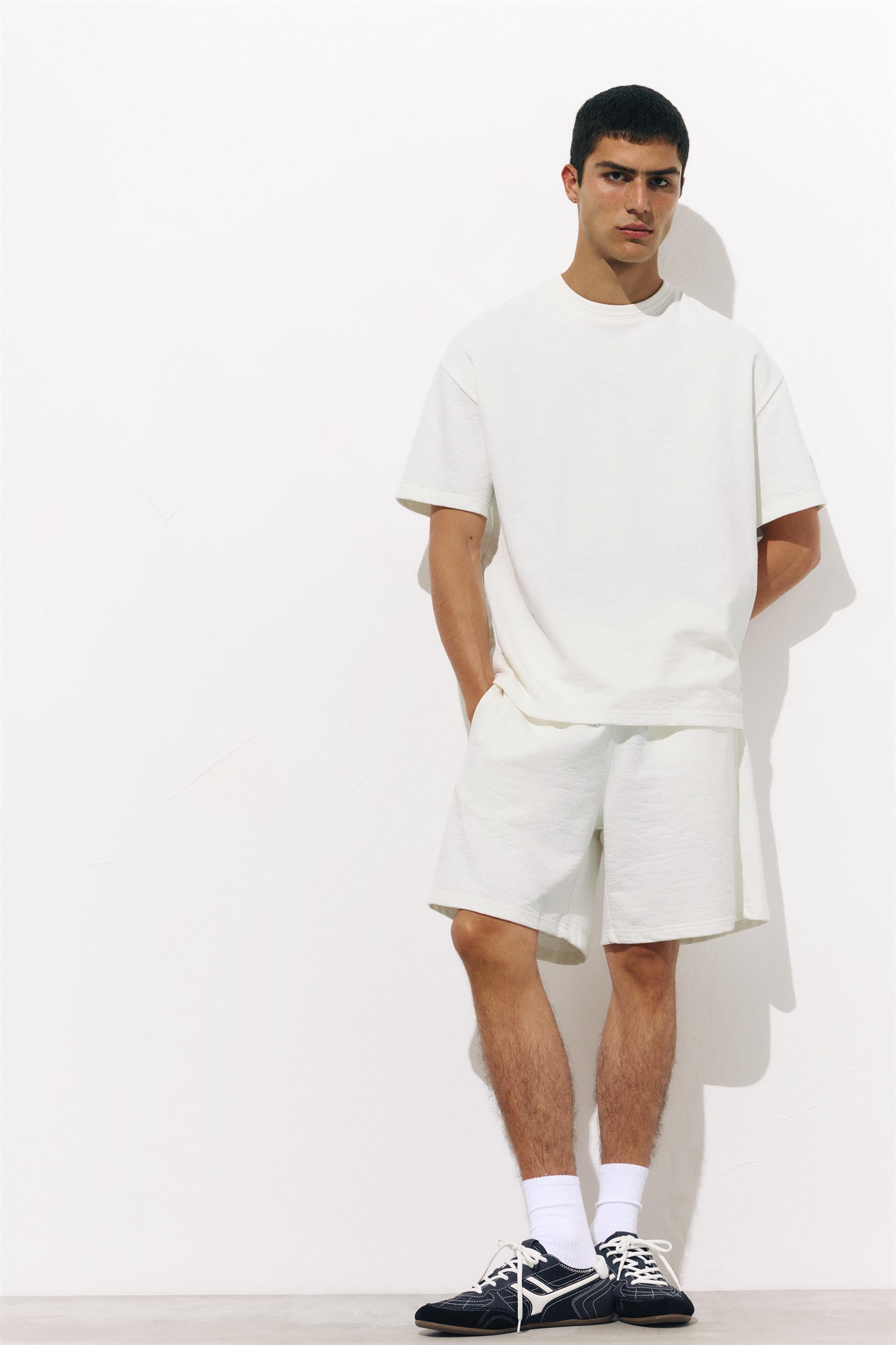 Calções Bermuda Jogger Com Estrutura