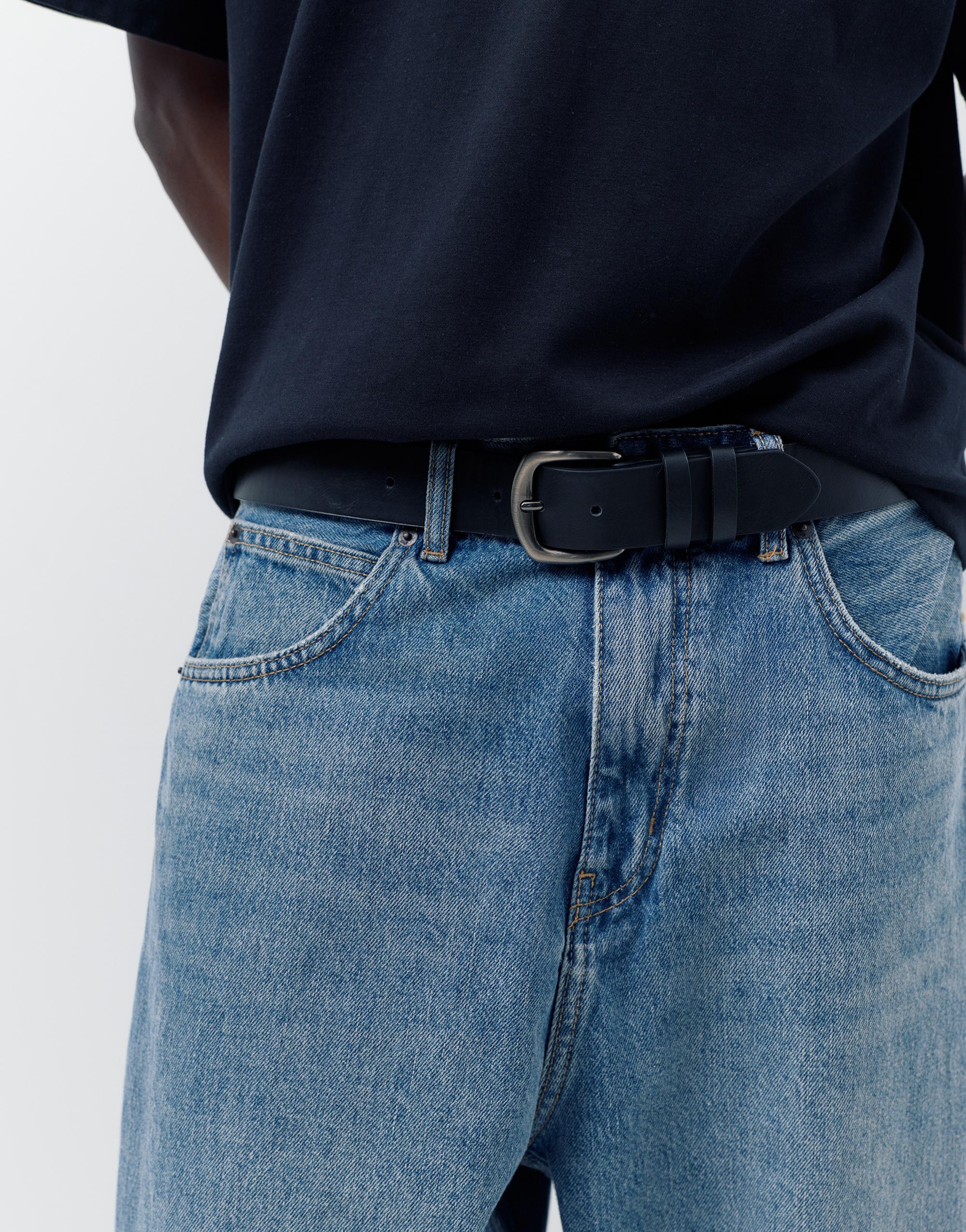 Relaxed fit baggy jeans — Medium blue
