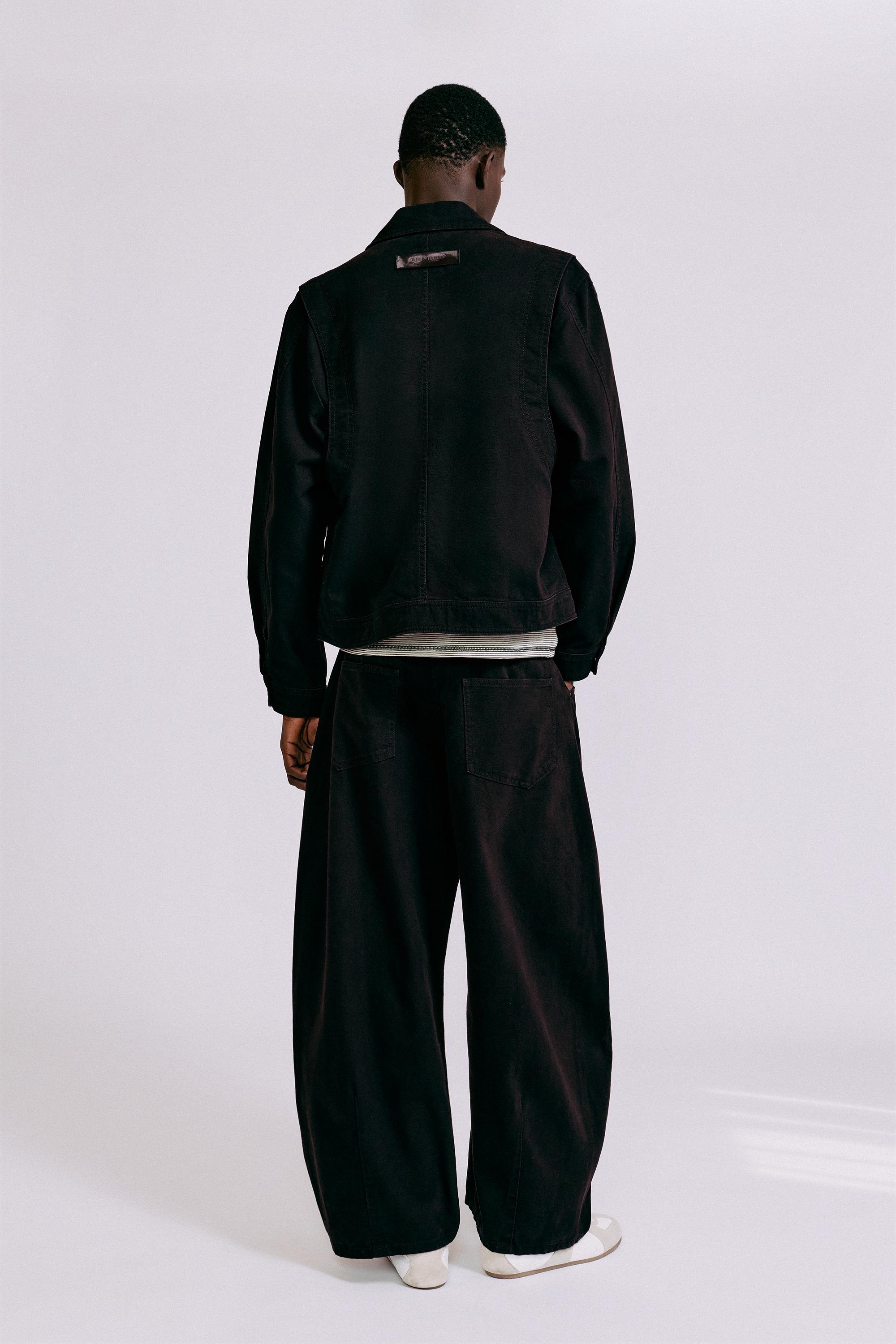 Double-leg trousers — Black