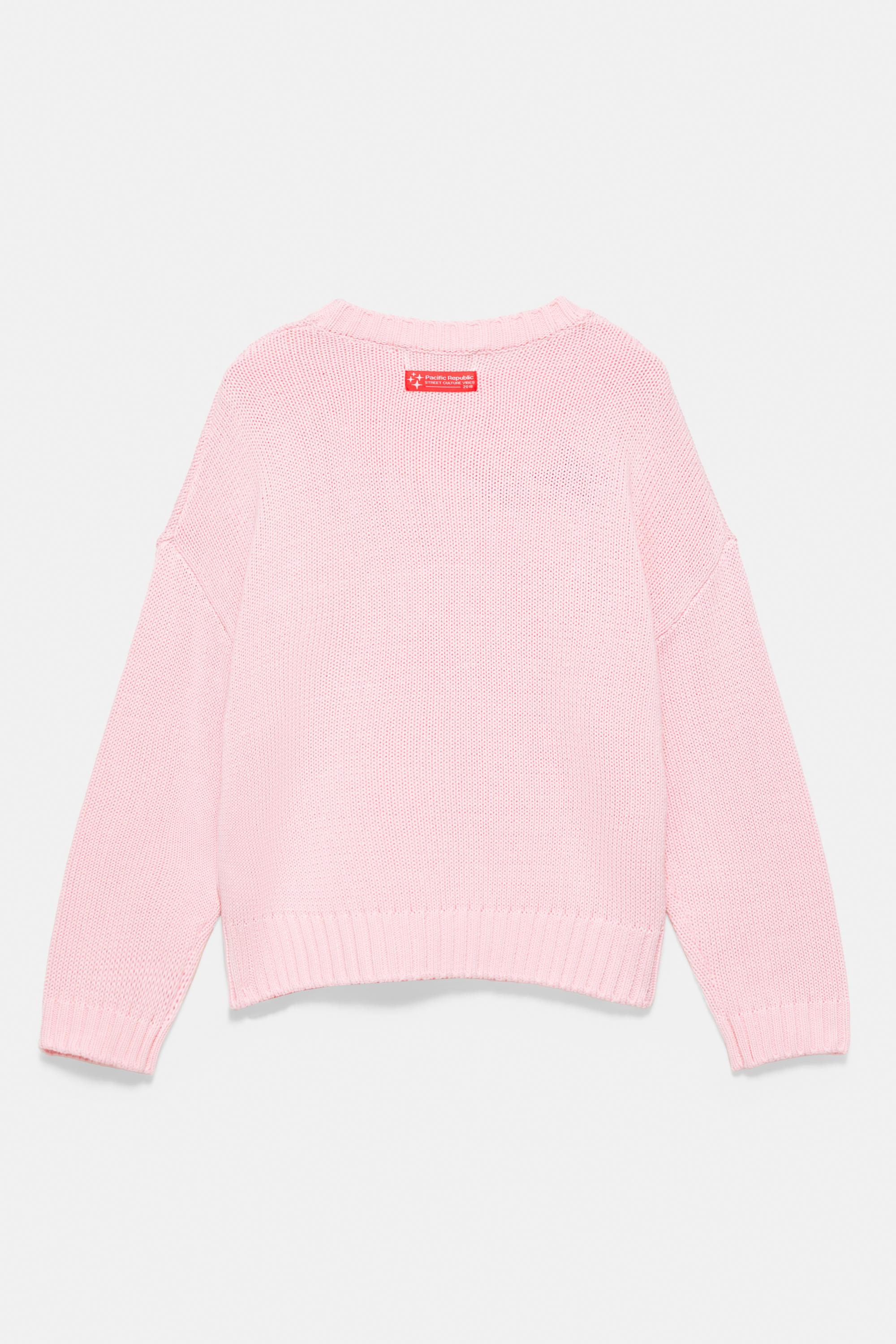 Oversize star jumper — Pink