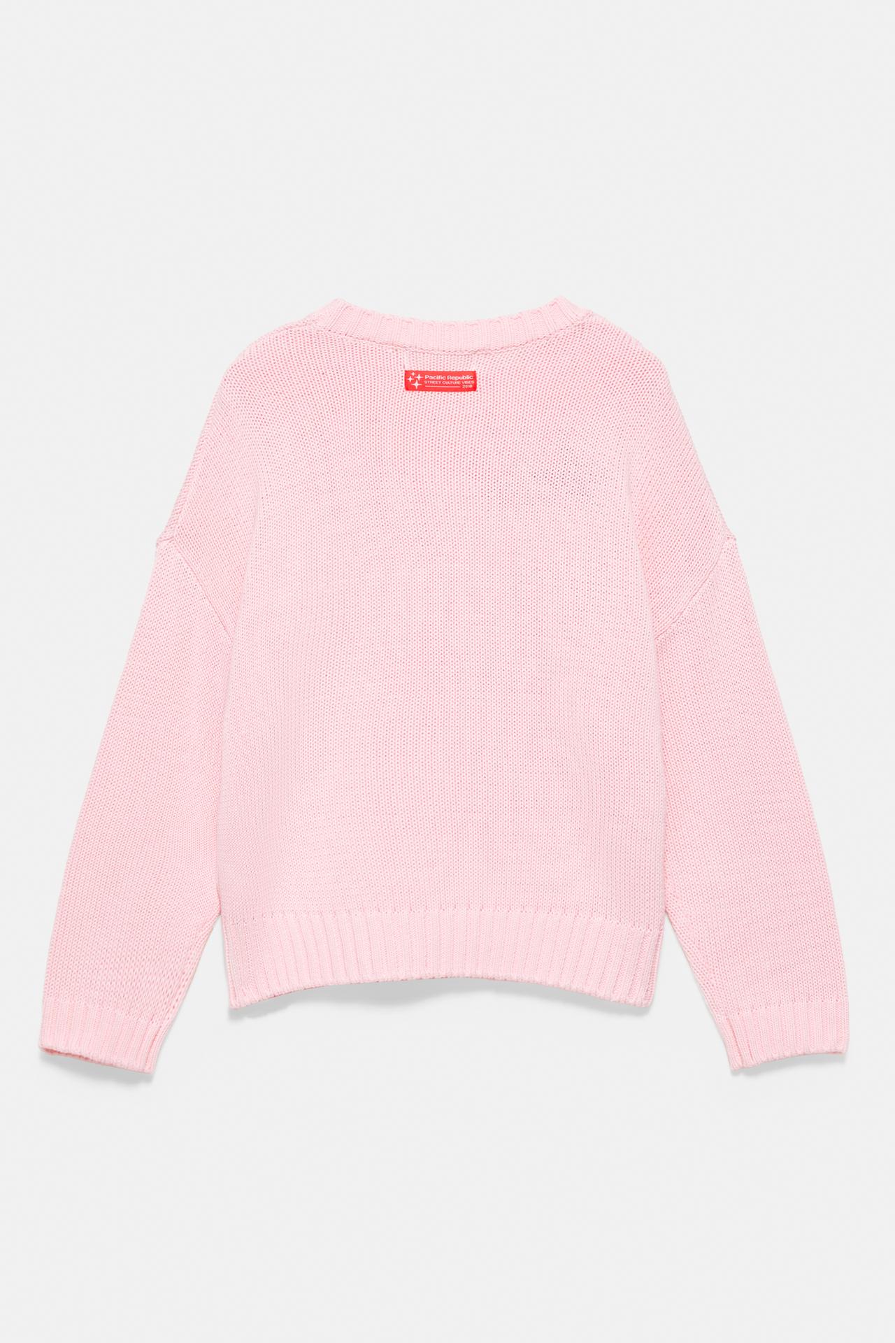 Oversize star jumper — Pink