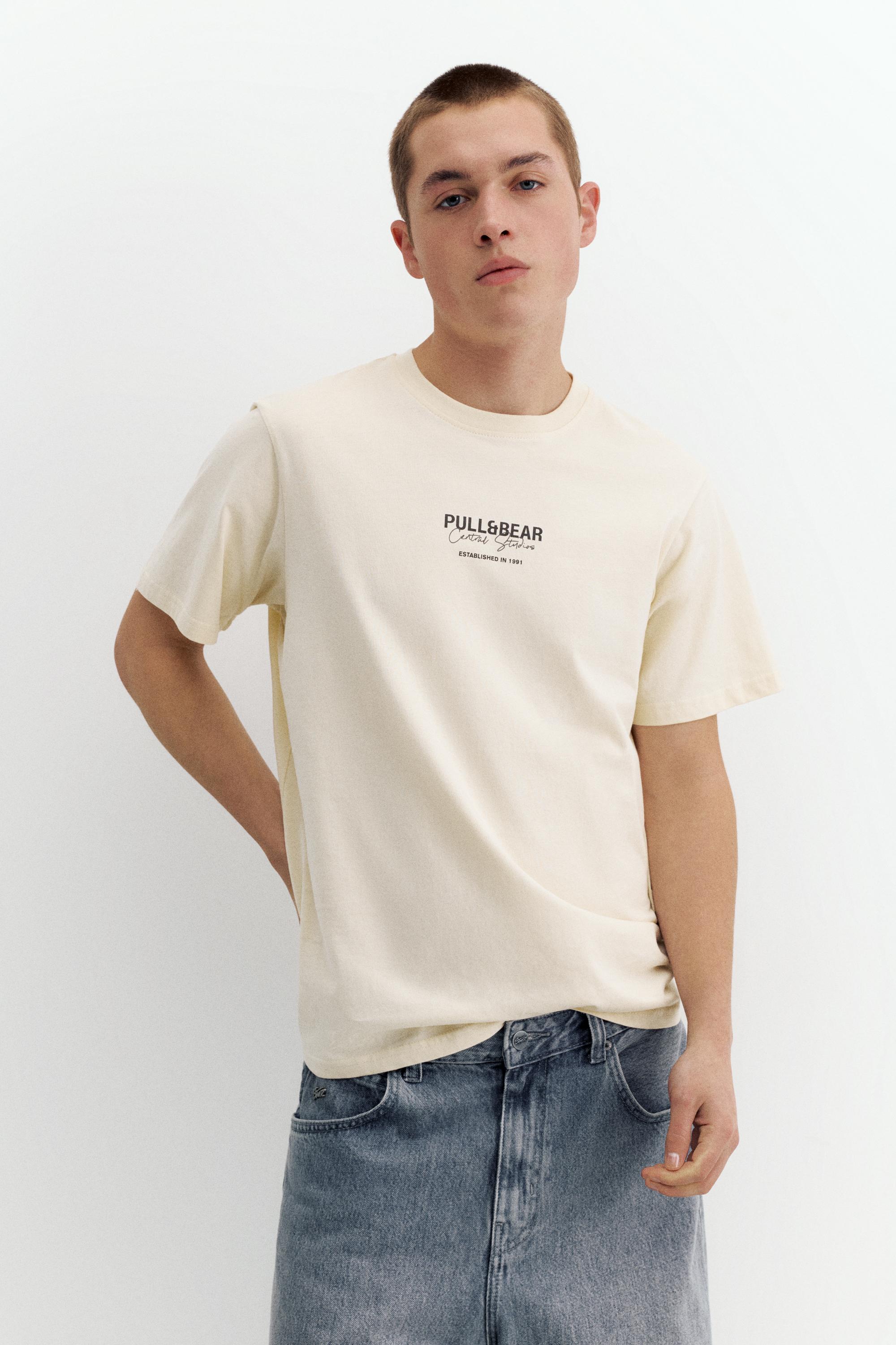 Embroidered logo T-shirt — Off white