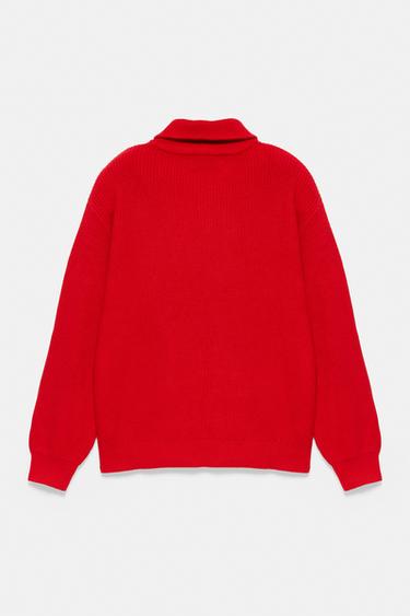 Quarter-zip jumper — Red 8
