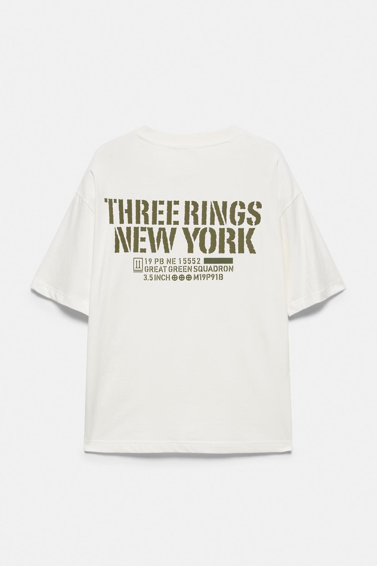 Relaxed fit graphic T-shirt — White