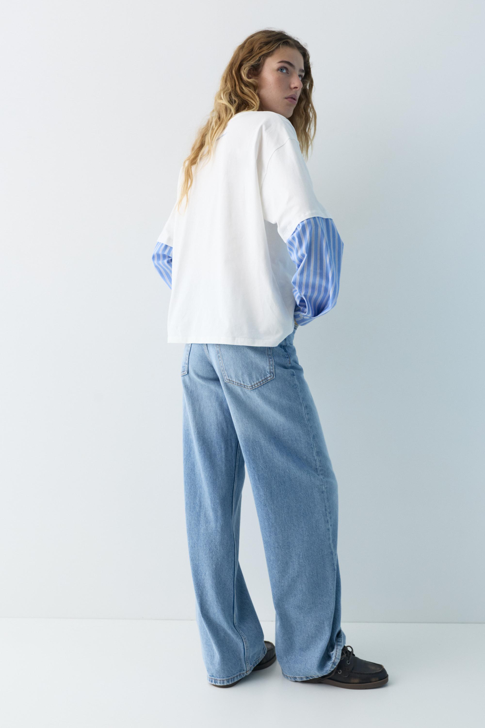 Double sleeve shirt T-shirt — Sand