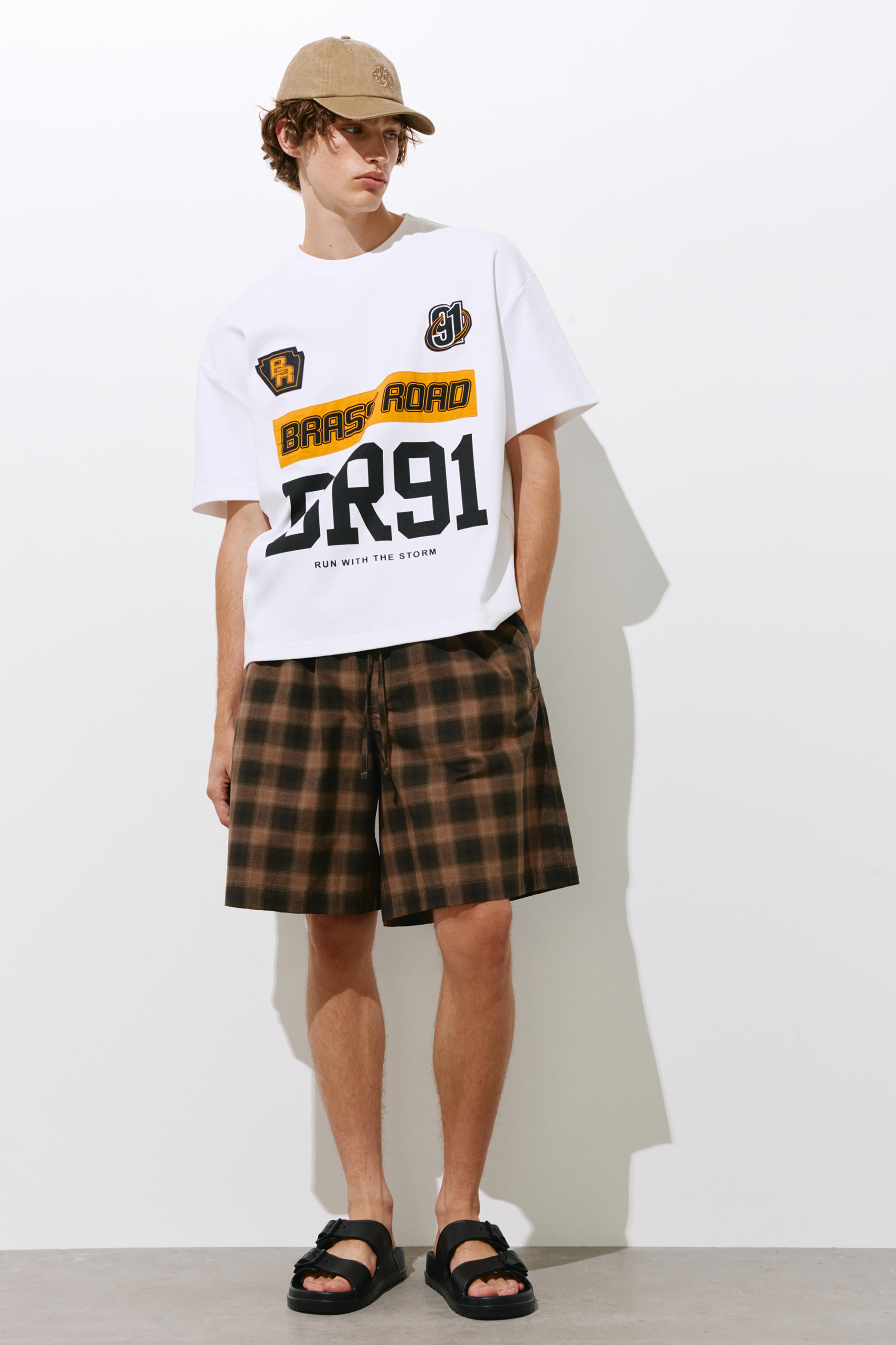 Brass Road boxy T-shirt — White