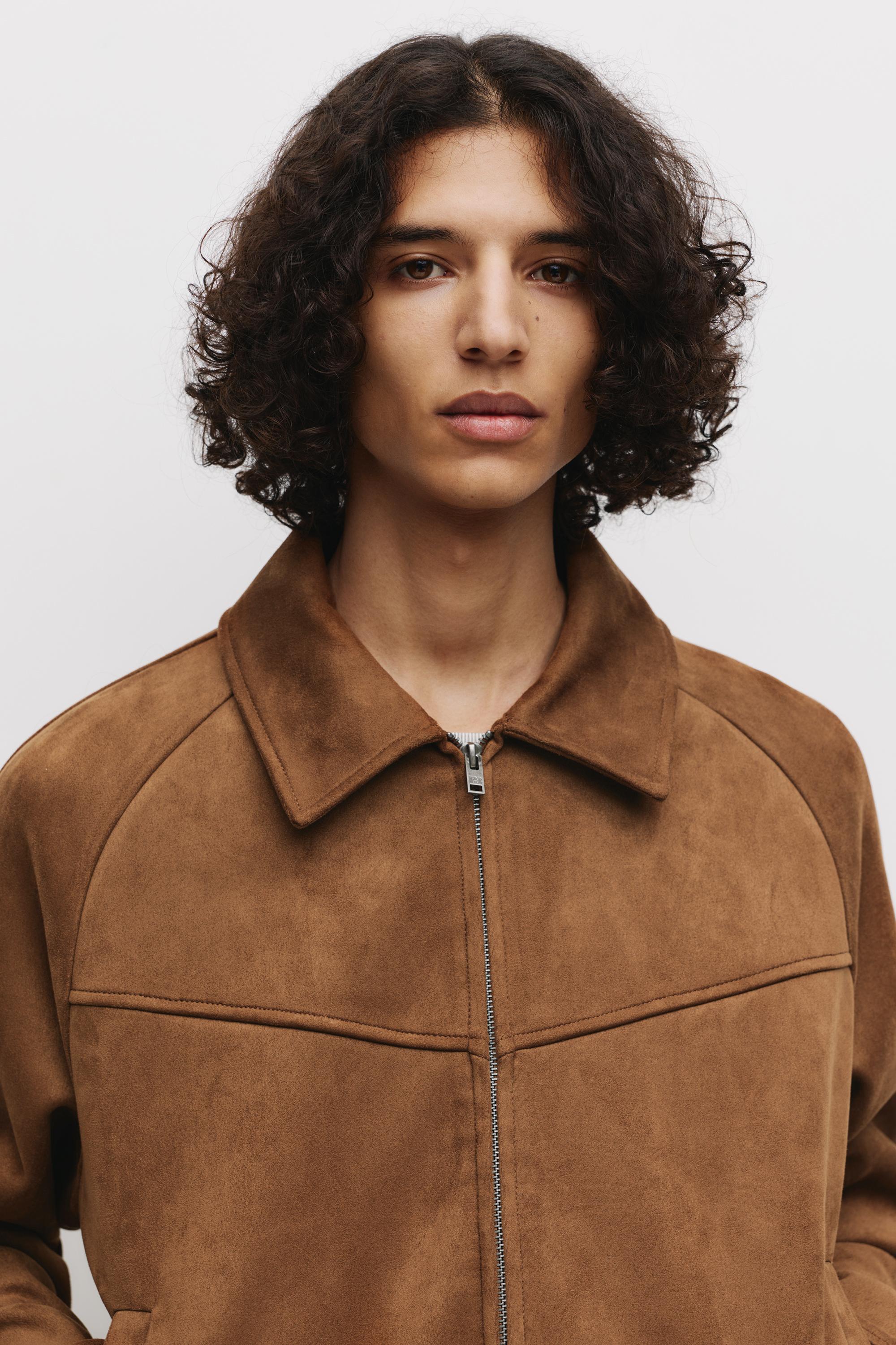 Suni süet ceket - Görsel 20