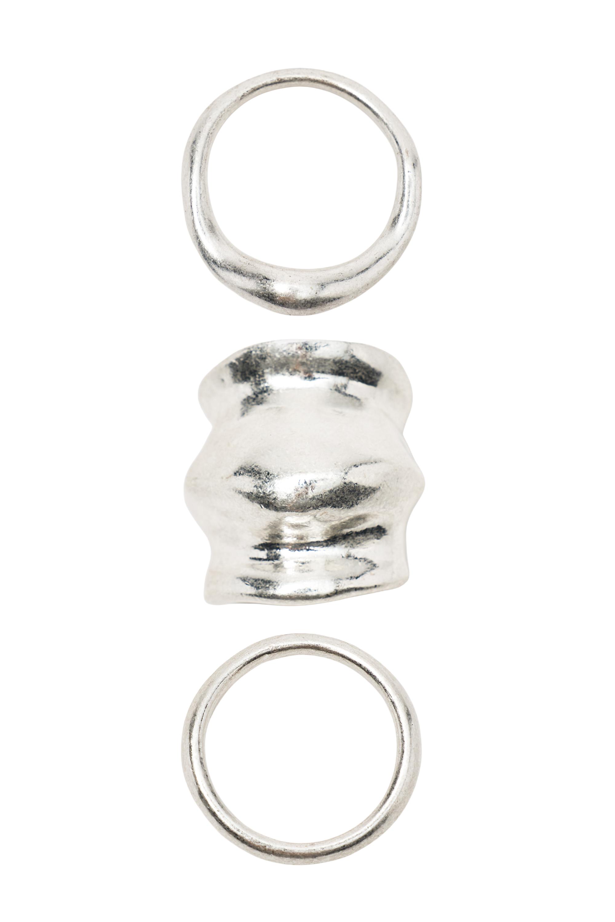 Pack 3 anillos irregulares