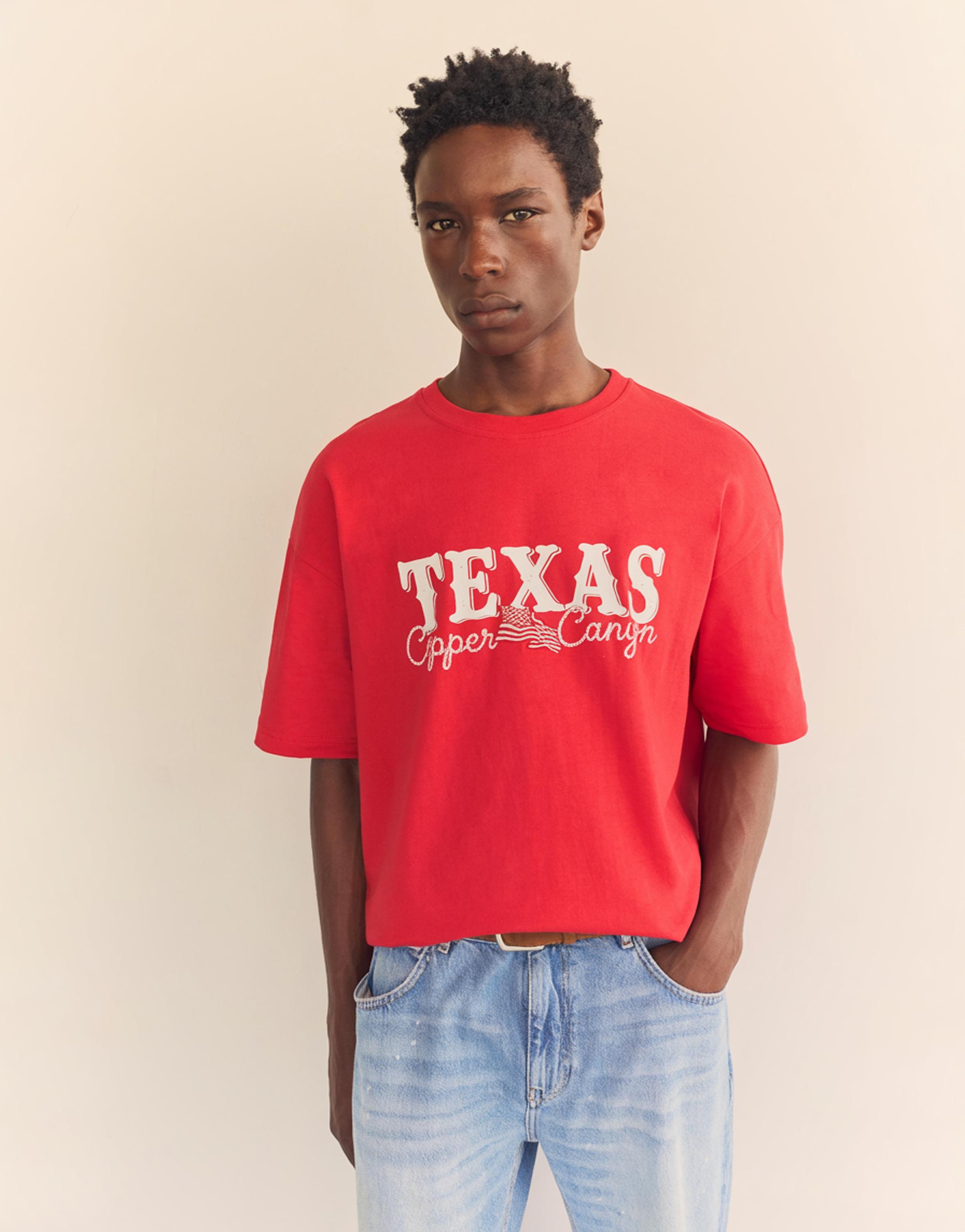 Texas T-shirt — Red