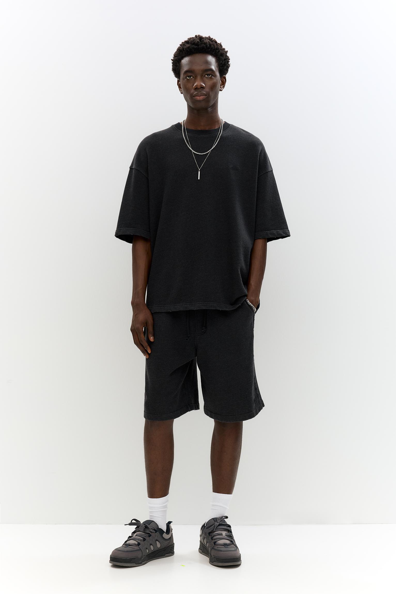 Stwd-Bermudas Im Jogger-Fit Und Washed-Look