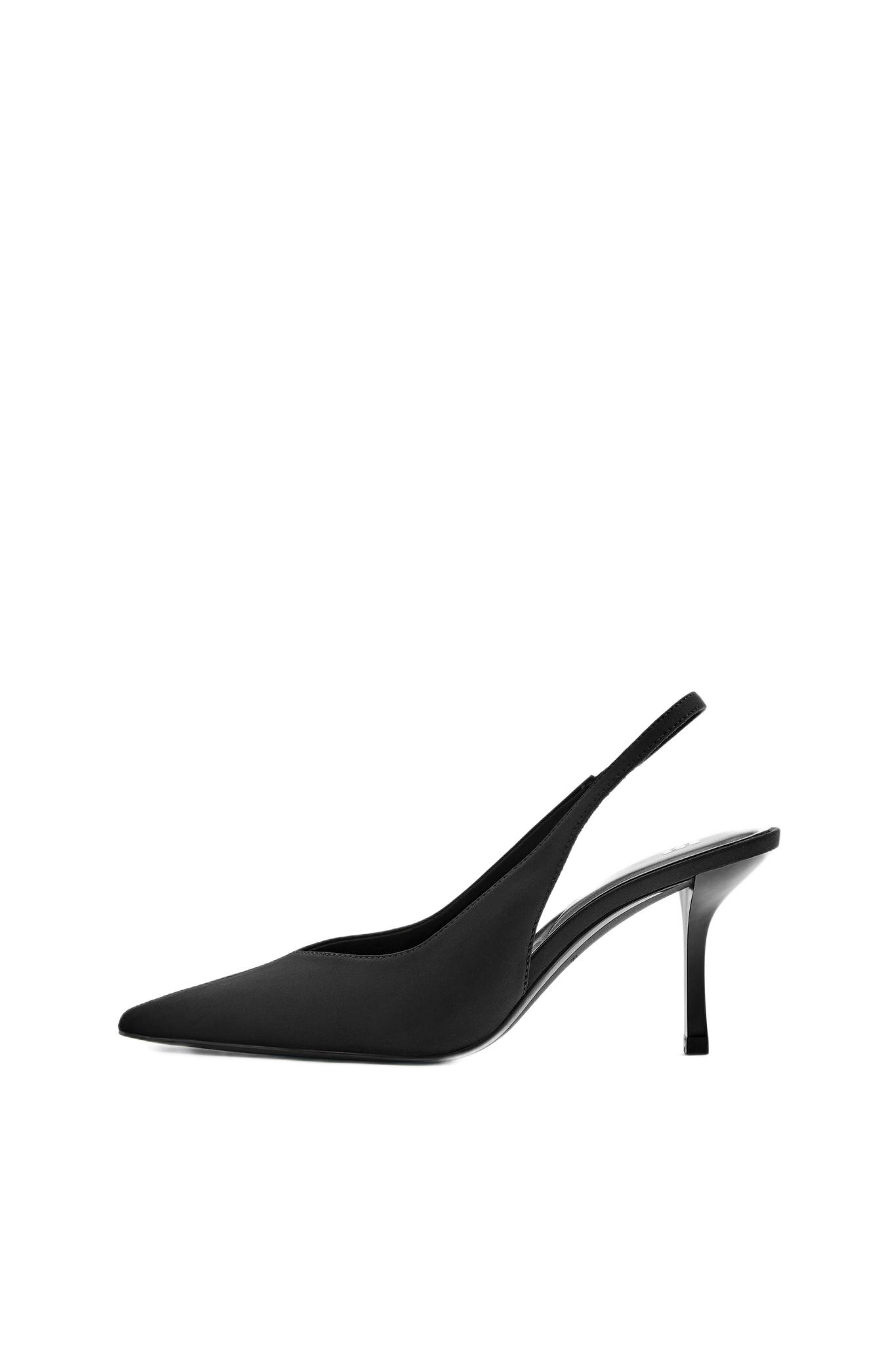 Slingback heels — Black