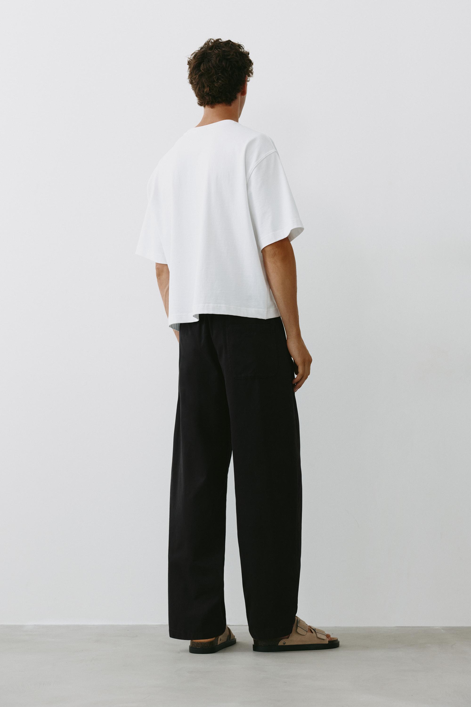 Baggy jogger pants — Black