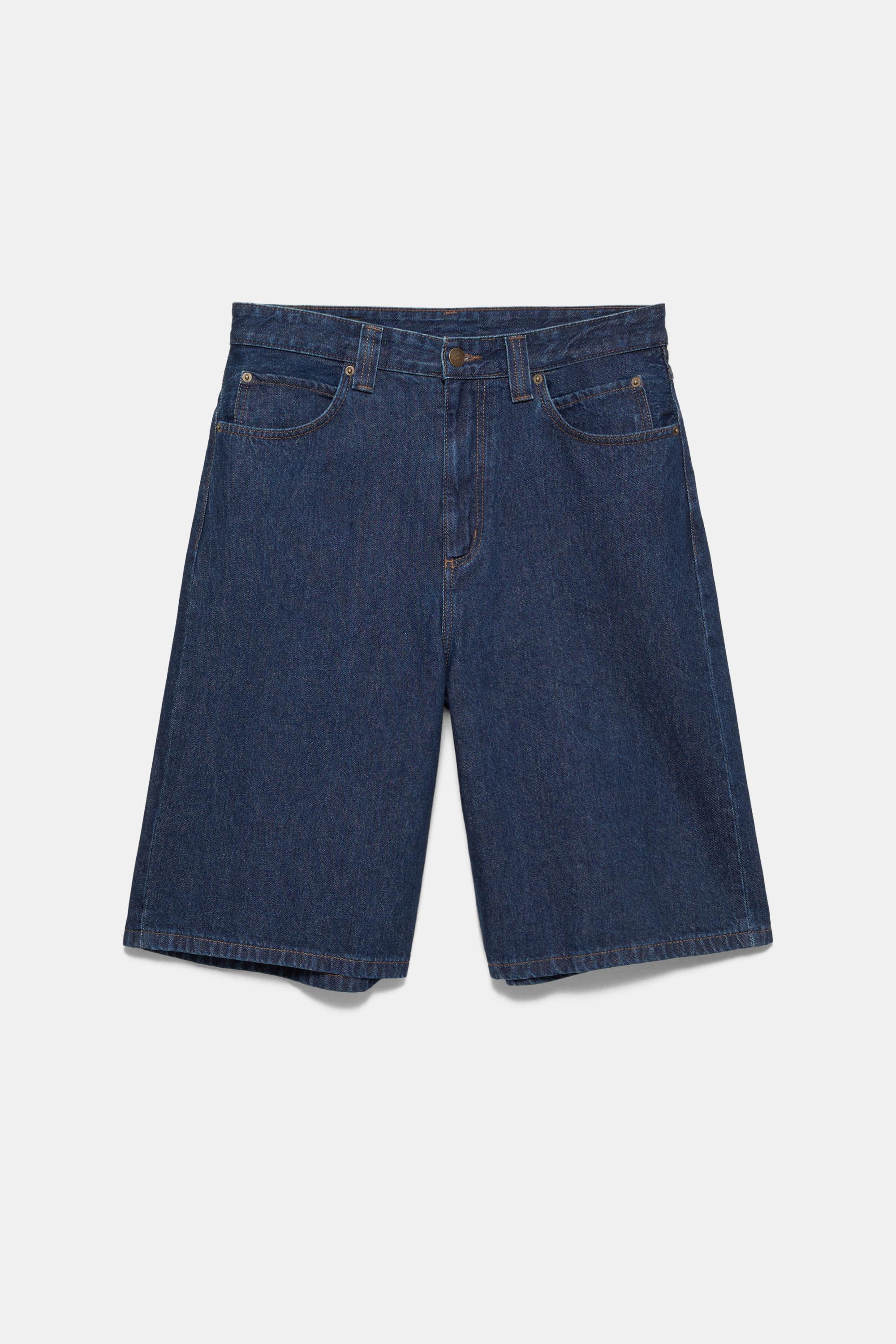 Skater denim bermuda