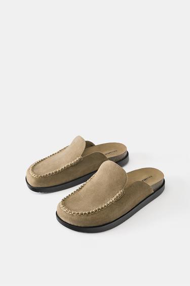 Leather clogs — Brown 3