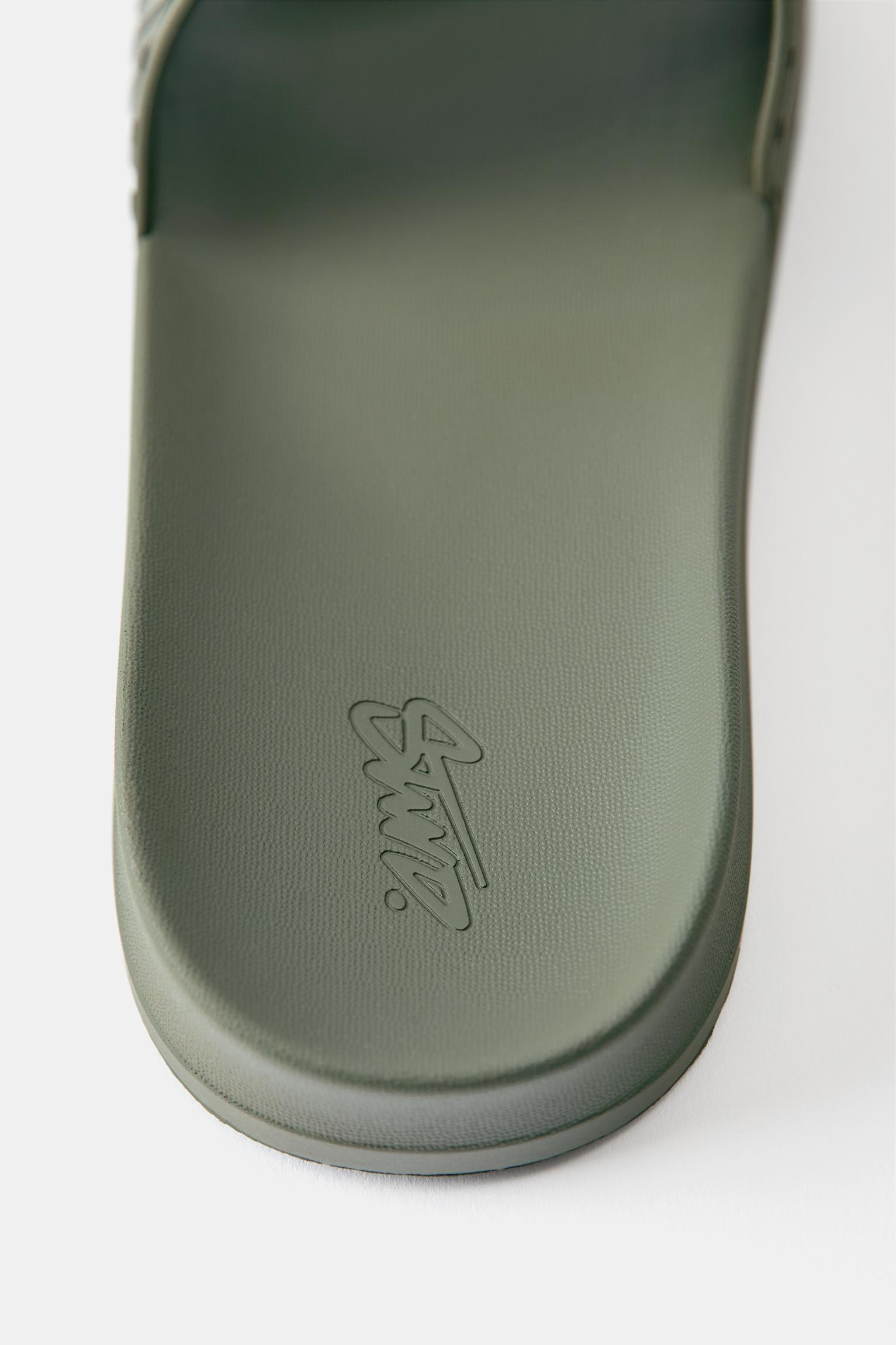 STWD rubberised sandals — Khaki (alternate view)