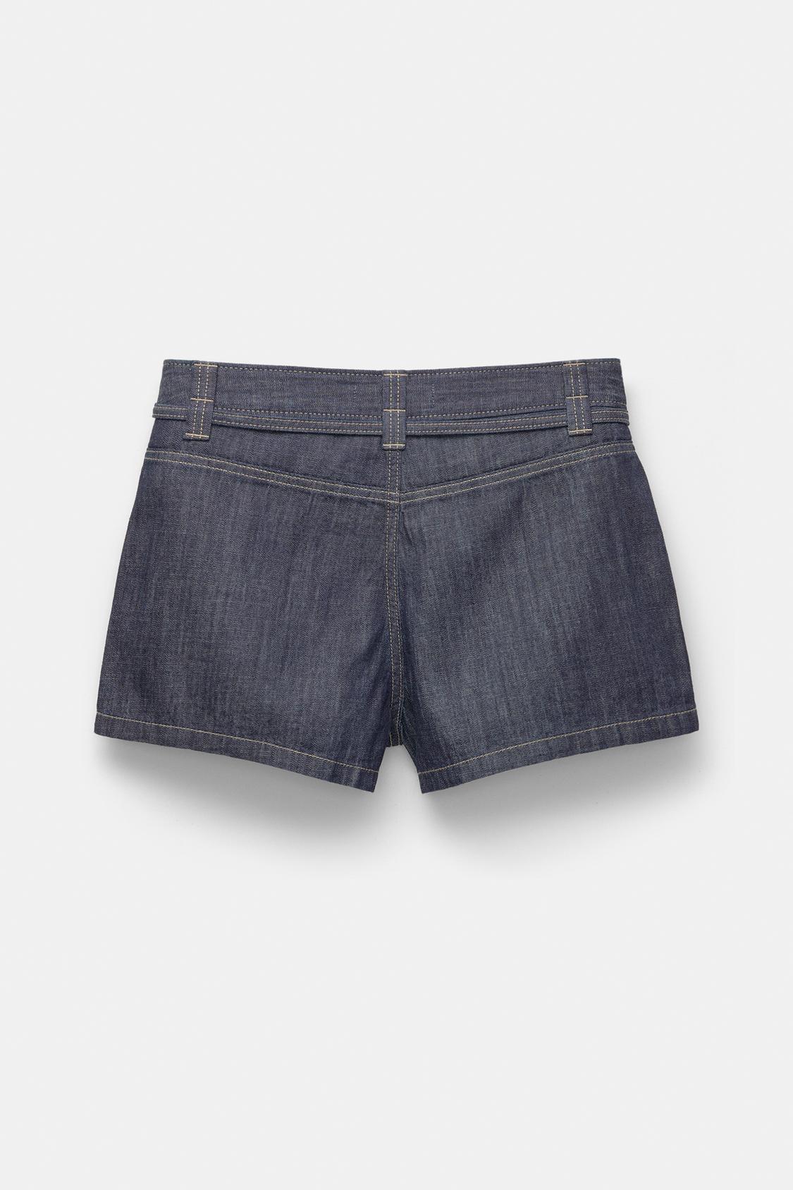 Short vaquero cinturón PULL&BEAR