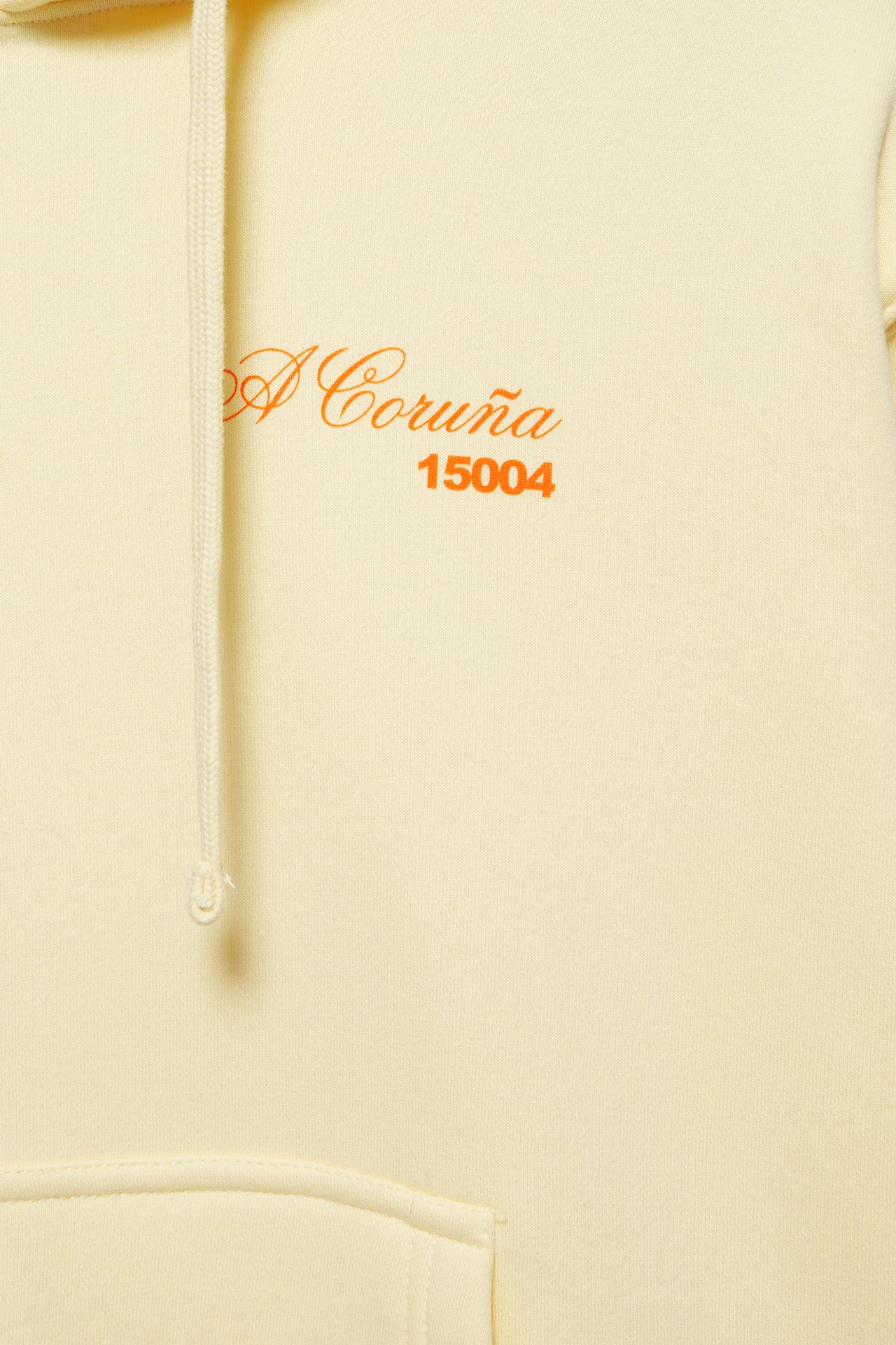 A Coruña graphic hoodie — Yellow