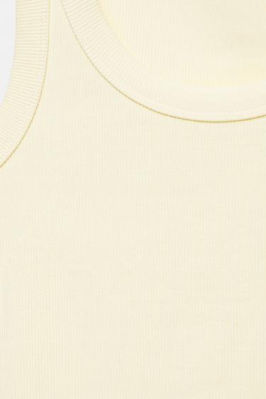 Basic tank top — Pale yellow 7